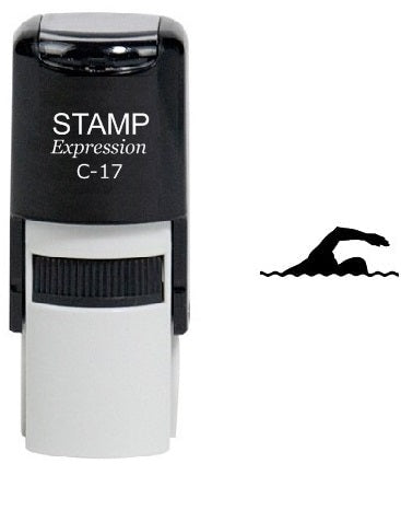 Swimmer Self Inking Rubber Stamp (SH-6199)