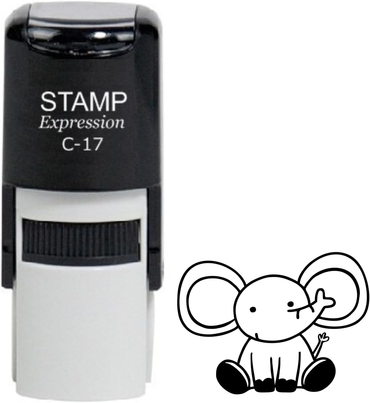 Baby Elephant Inking Rubber Stamp (SH-60066)