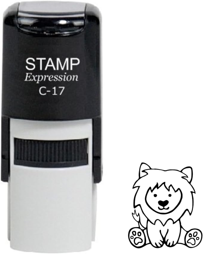 Baby Lion Self Inking Rubber Stamp (SH-60061)
