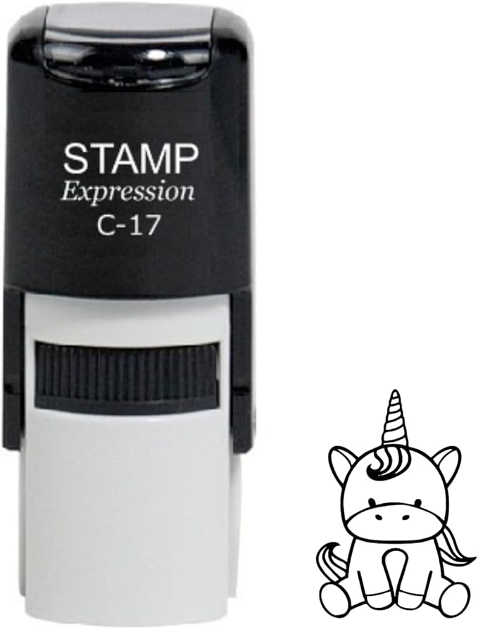 Baby Unicorn Self Inking Rubber Stamp (SH-60053)
