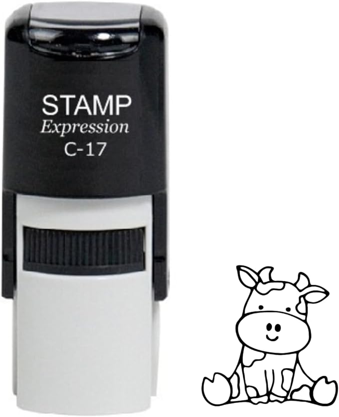 Baby Cow Self Inking Rubber Stamp (SH-60051)