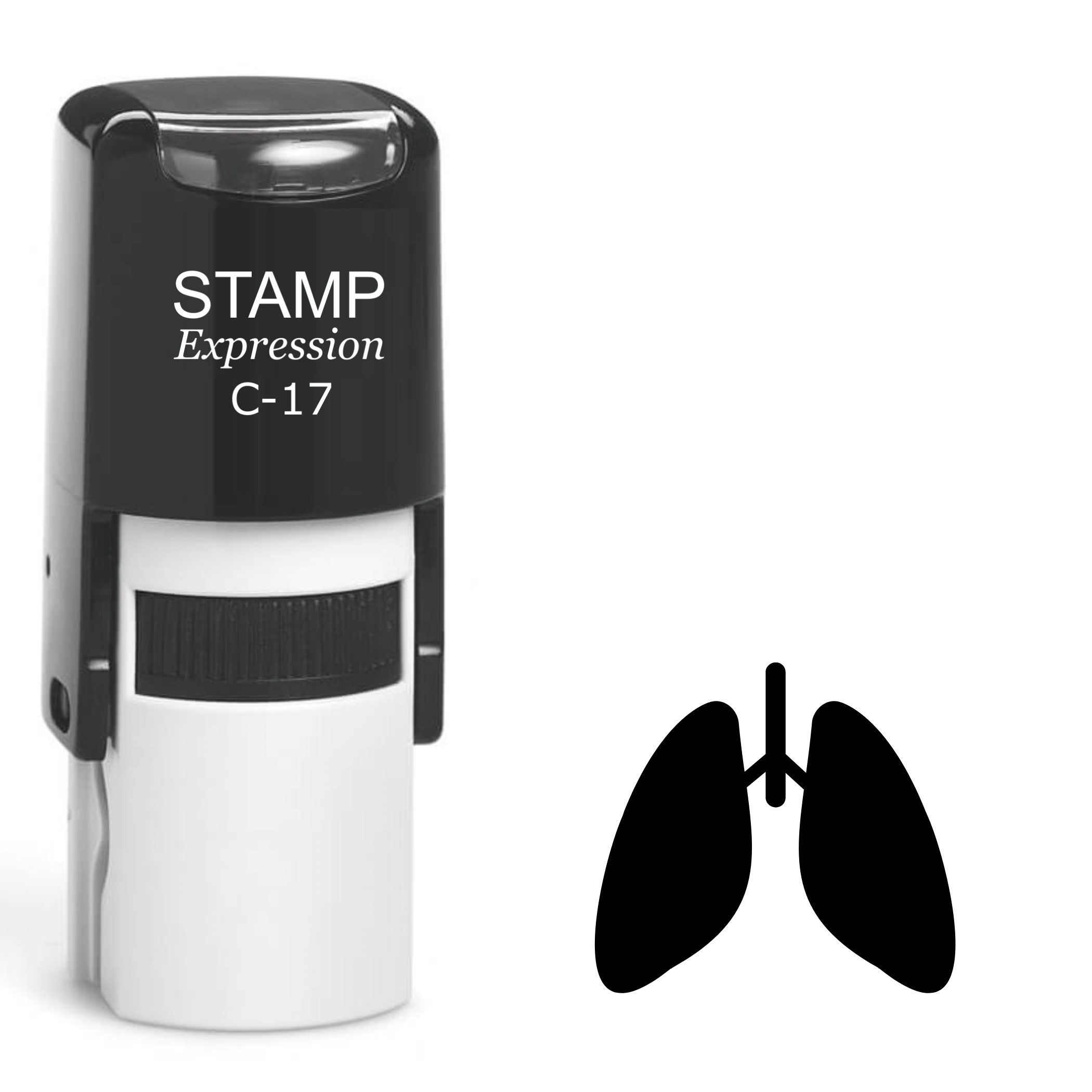 Lungs Self Inking Rubber Stamp (SH-62052)
