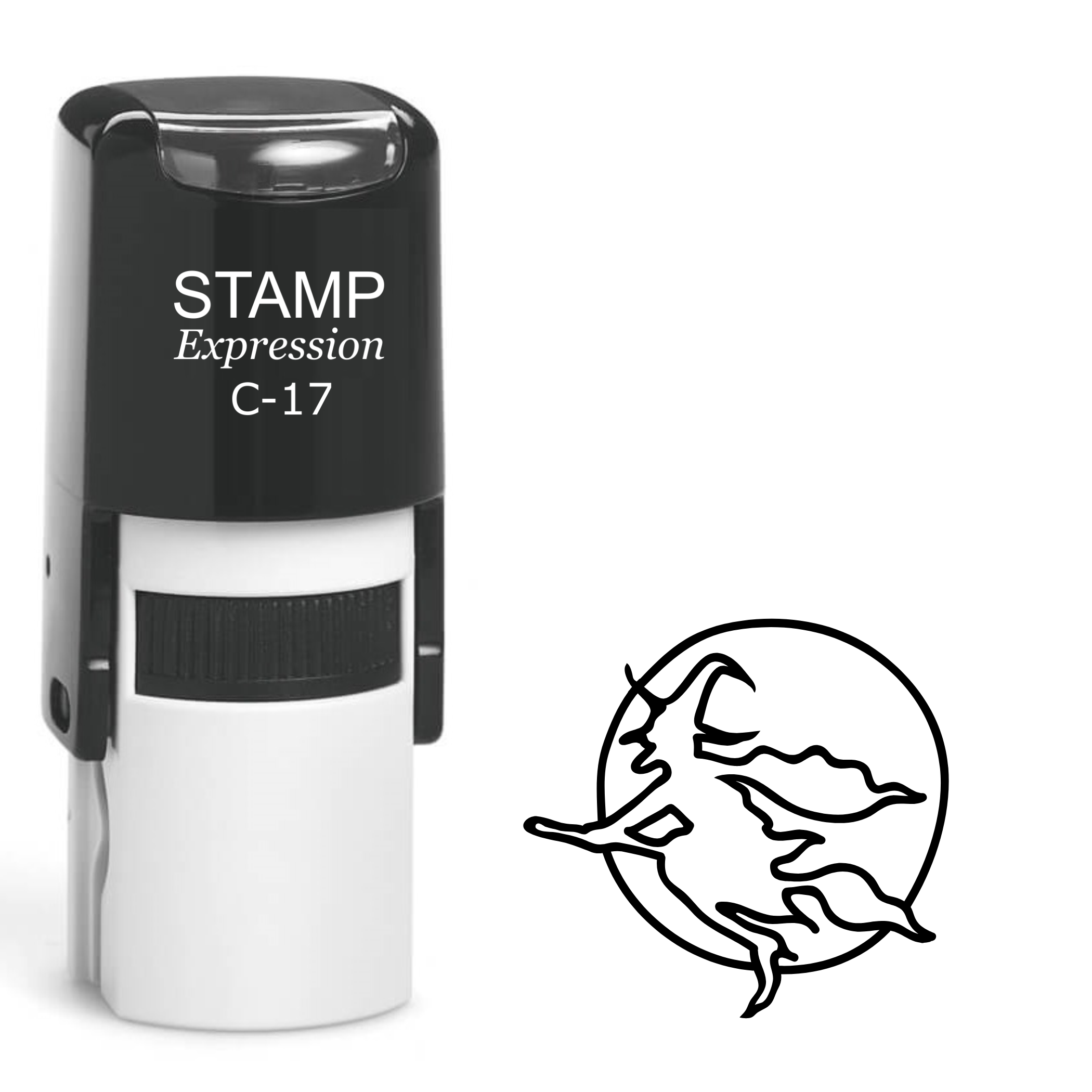 Witch Self Inking Rubber Stamp (SH-62111)
