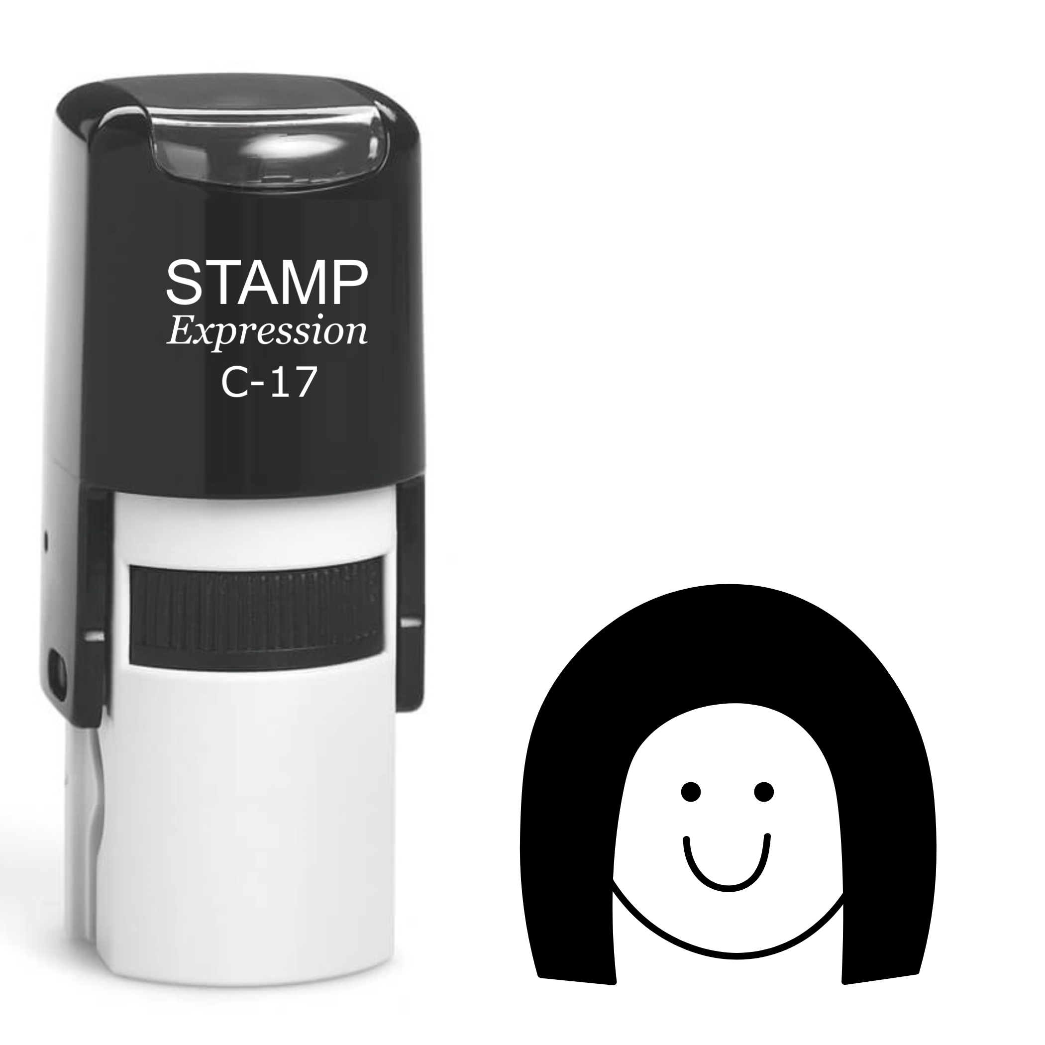 Girl Self Inking Rubber Stamp (SH-62121)