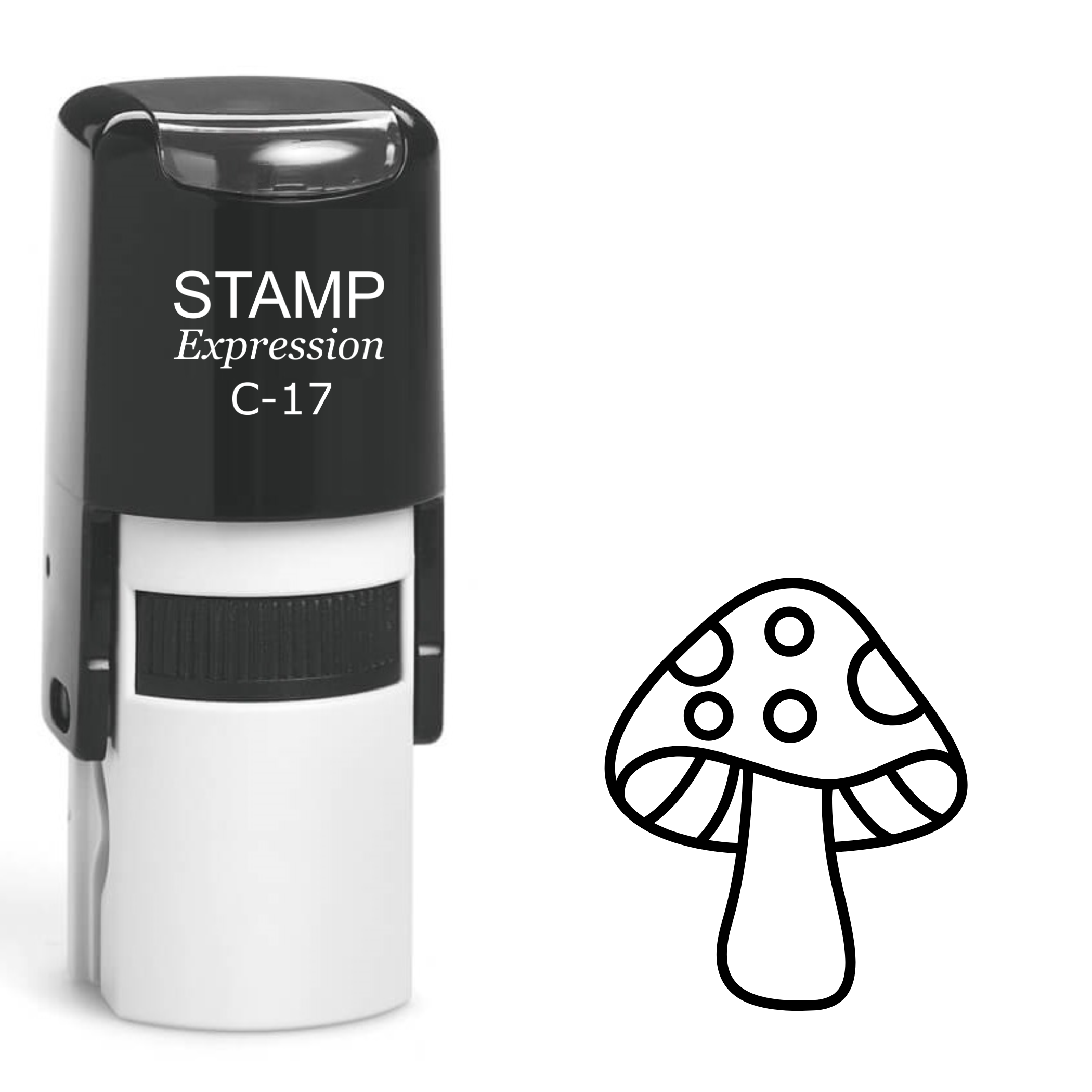 Mushroom Self Inking Rubber Stamp (SH-62130)