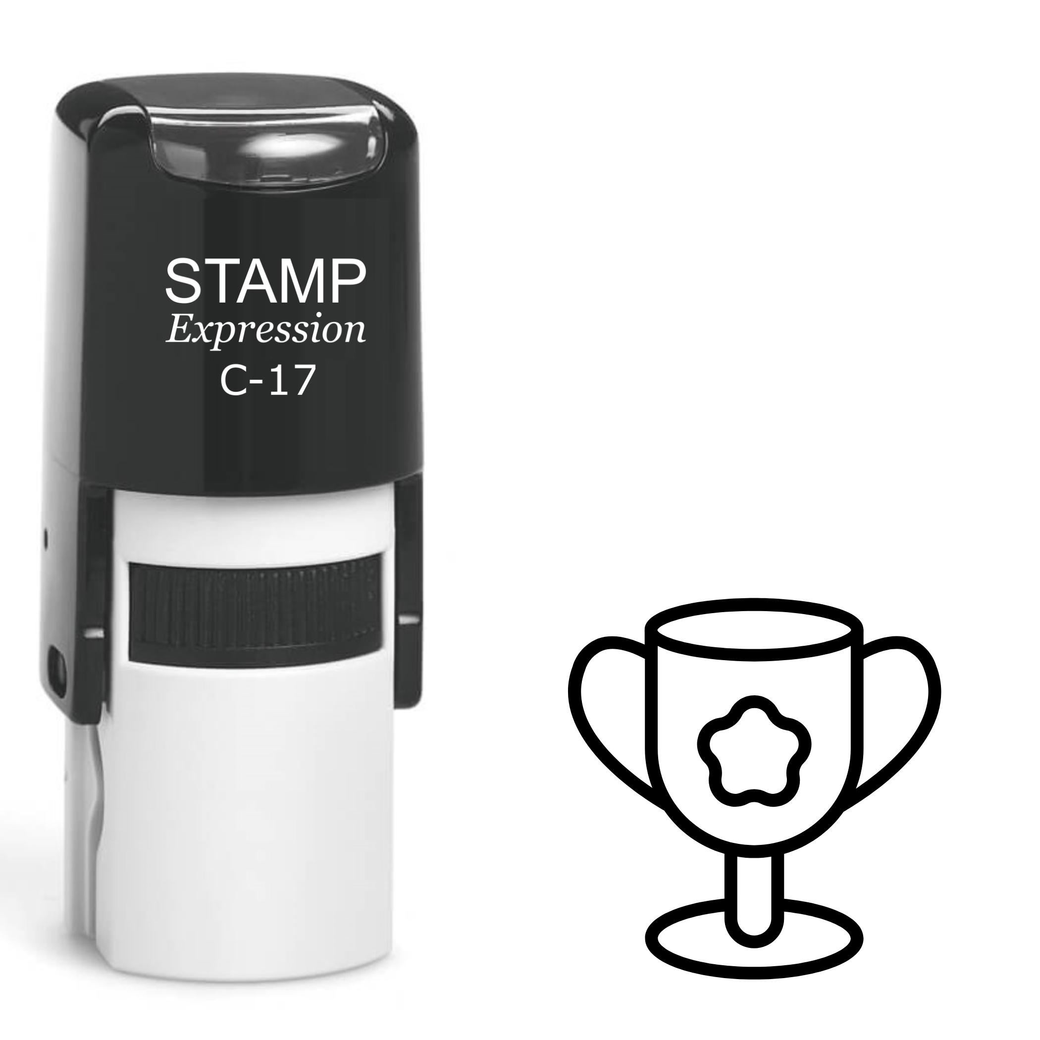 Trophy Self Inking Rubber Stamp (SH-62158)