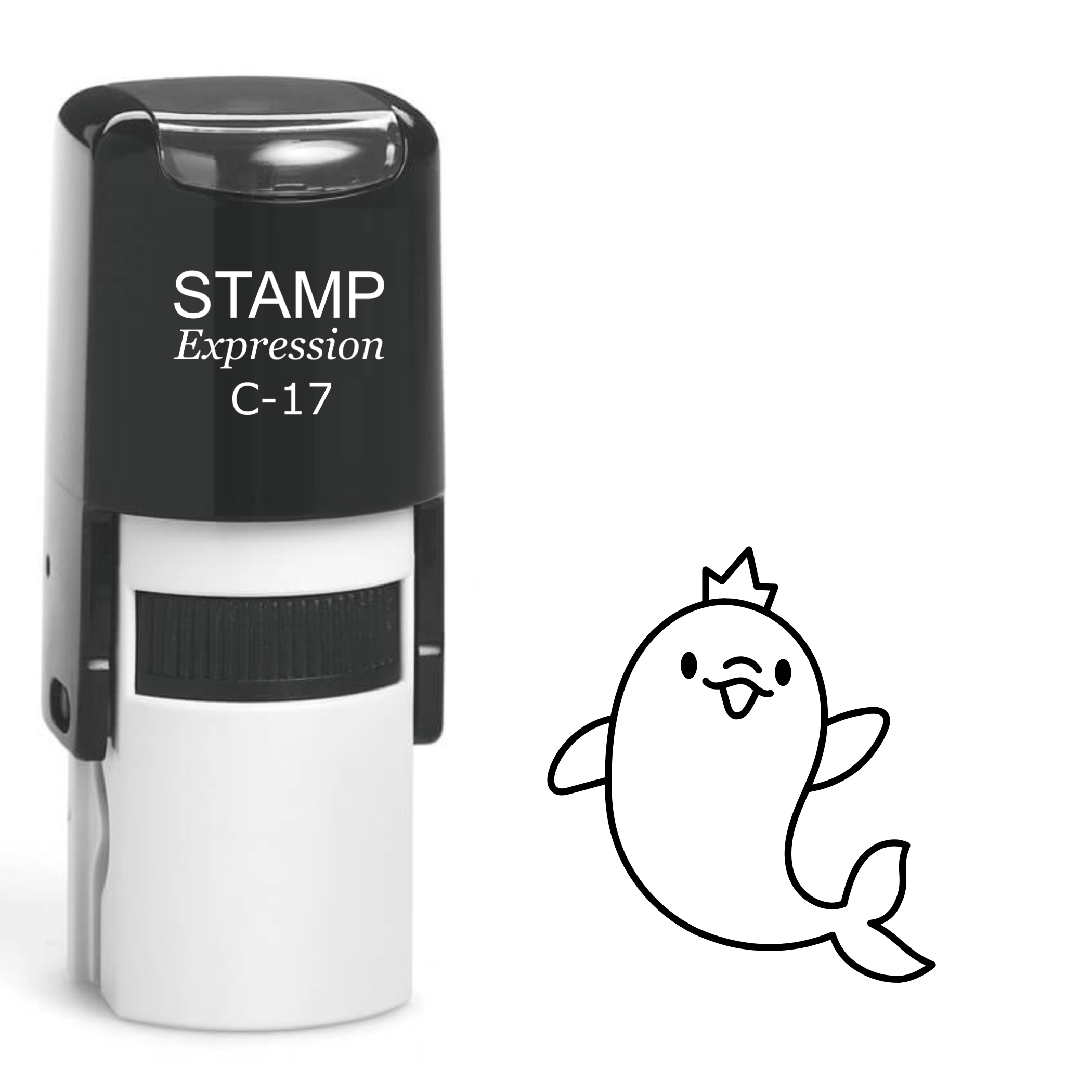 Baby Seal Self Inking Rubber Stamp (SH-62208)