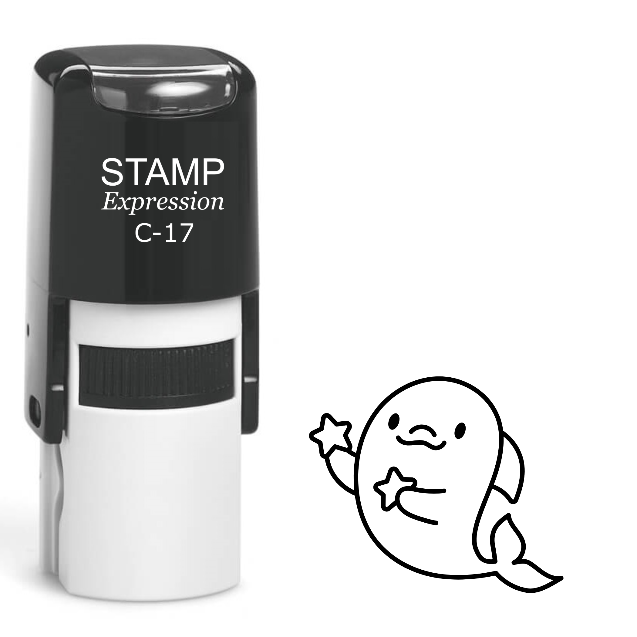 Baby Seal Self Inking Rubber Stamp (SH-62209)