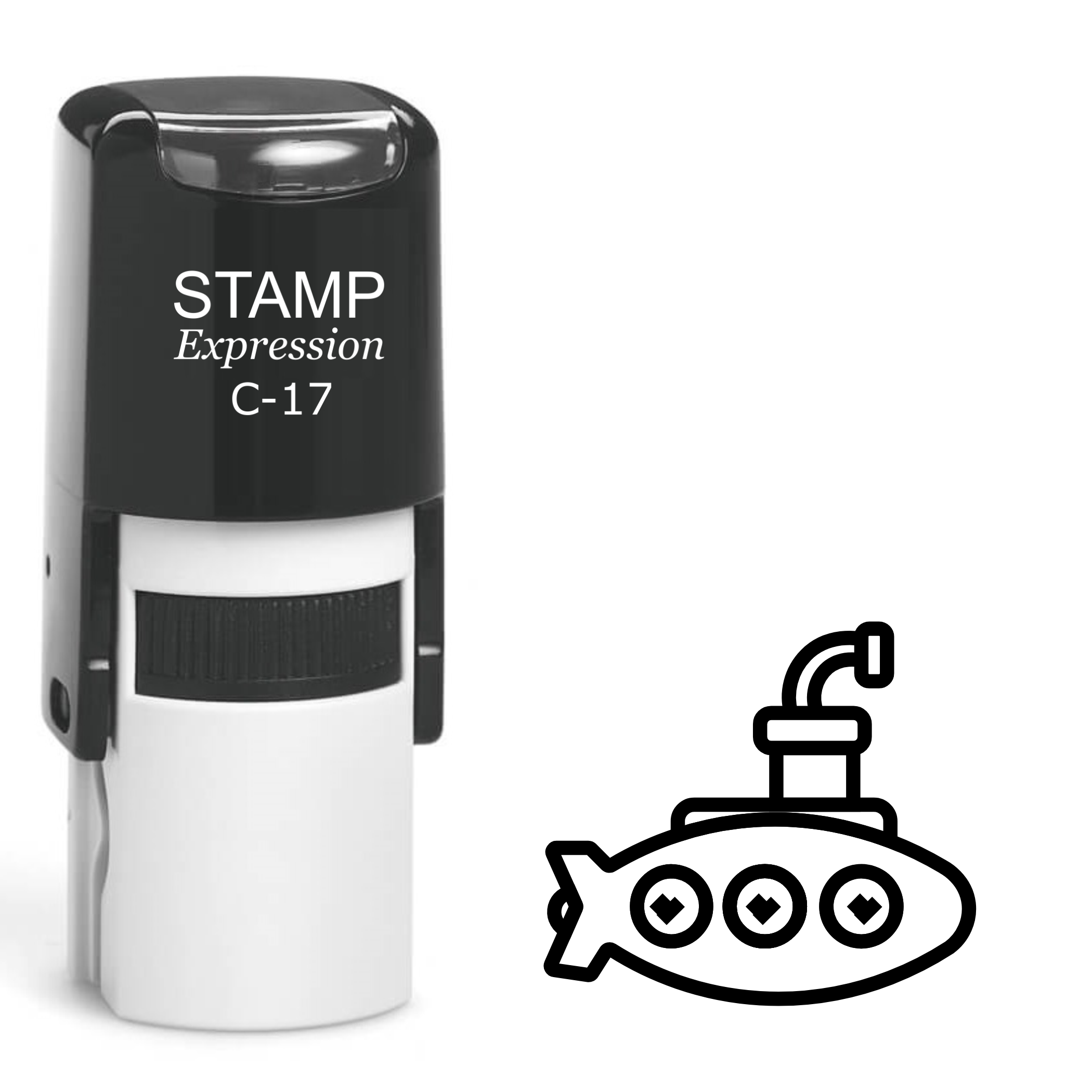 Submarine Self Inking Rubber Stamp (SH-62215)