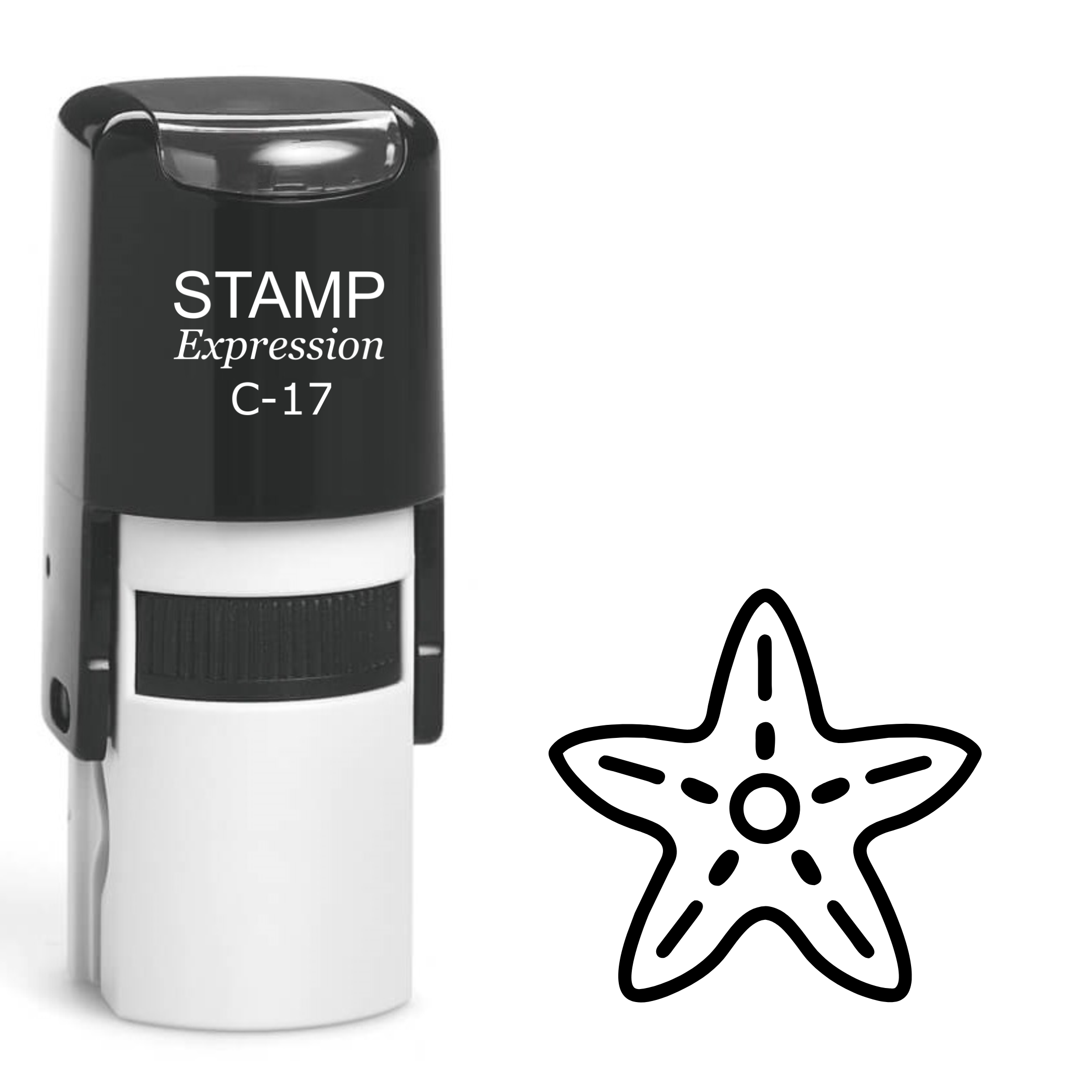 Starfish Self Inking Rubber Stamp (SH-62223)