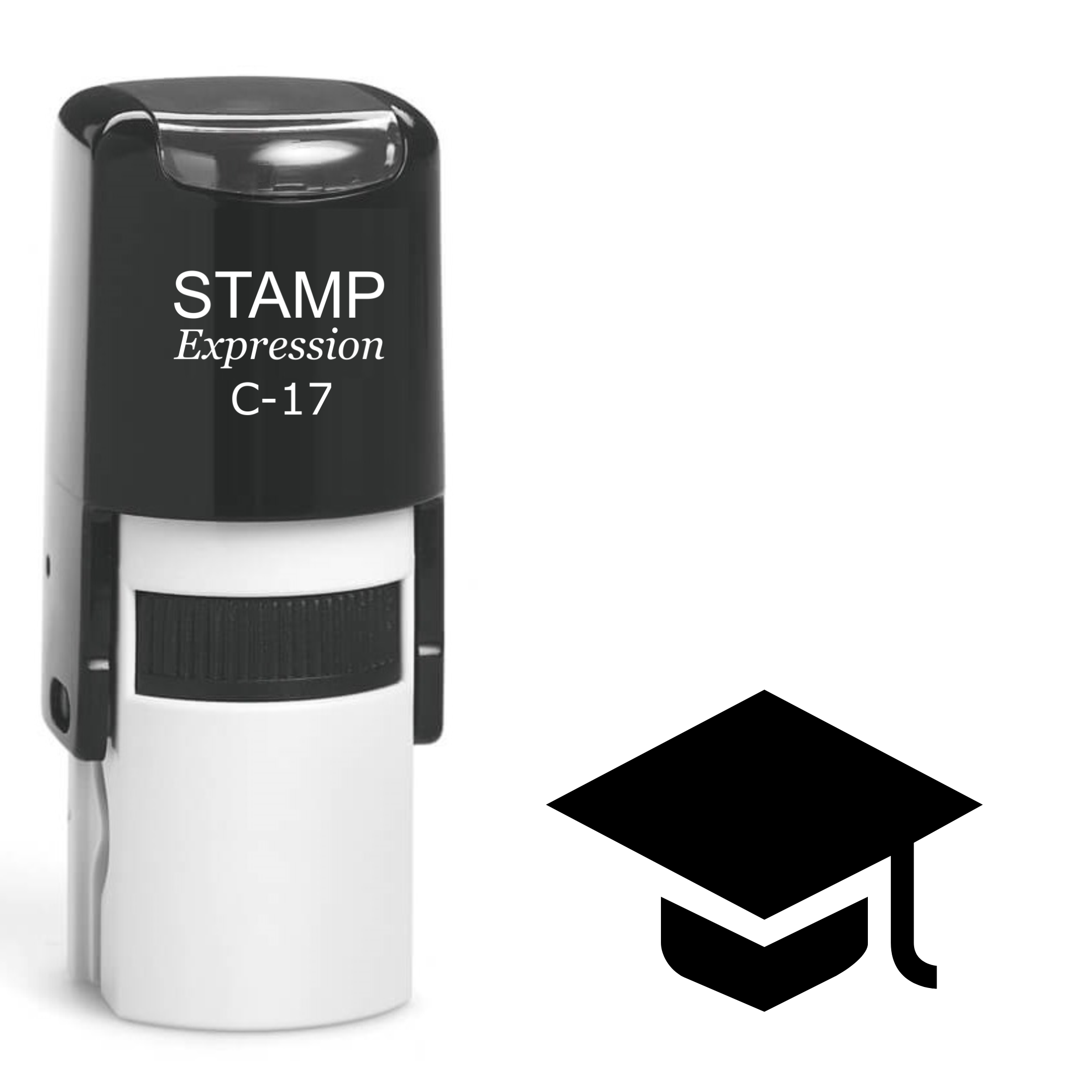 Graduation Hat Self Inking Rubber Stamp (SH-62231)