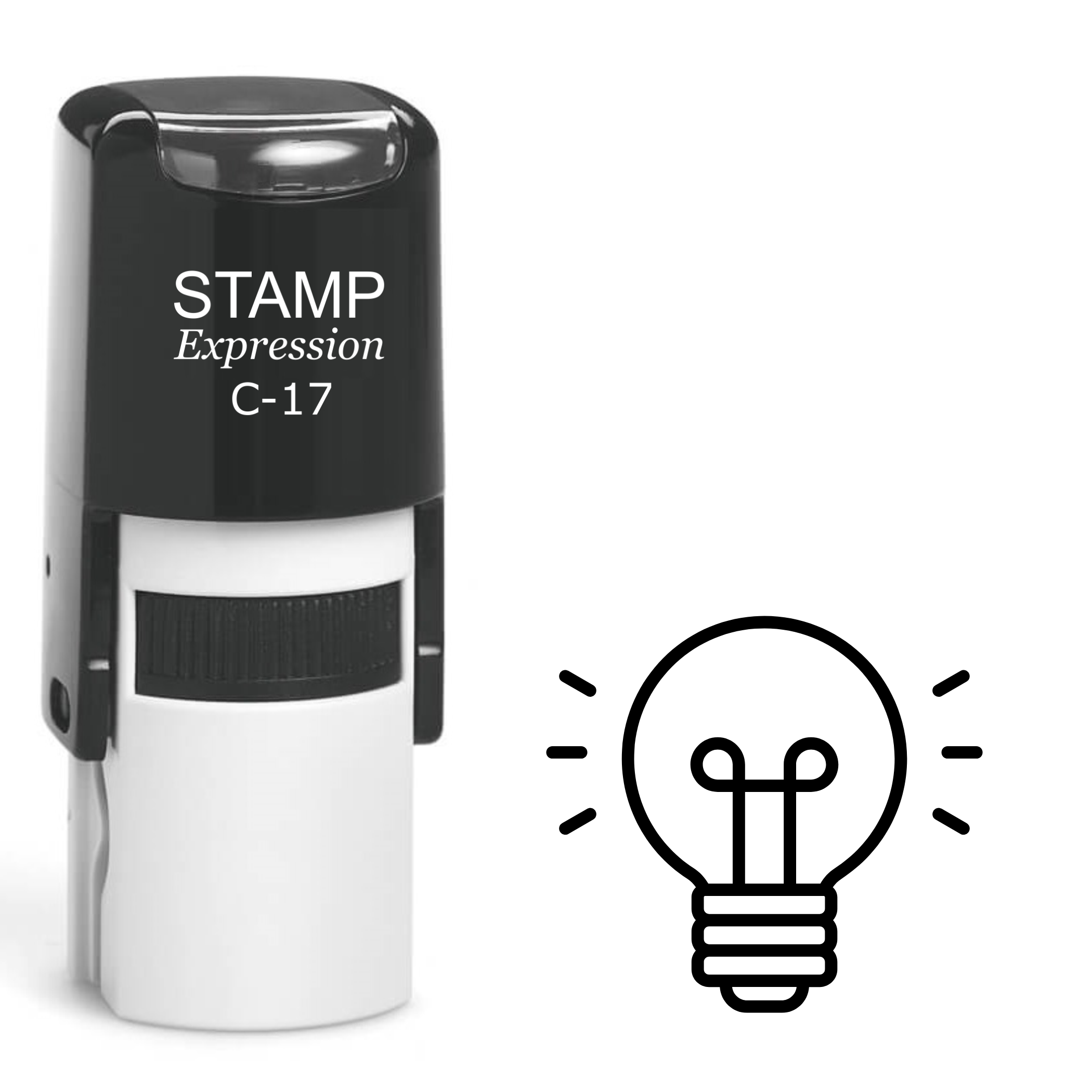Lightbulb Self Inking Rubber Stamp (SH-62255)