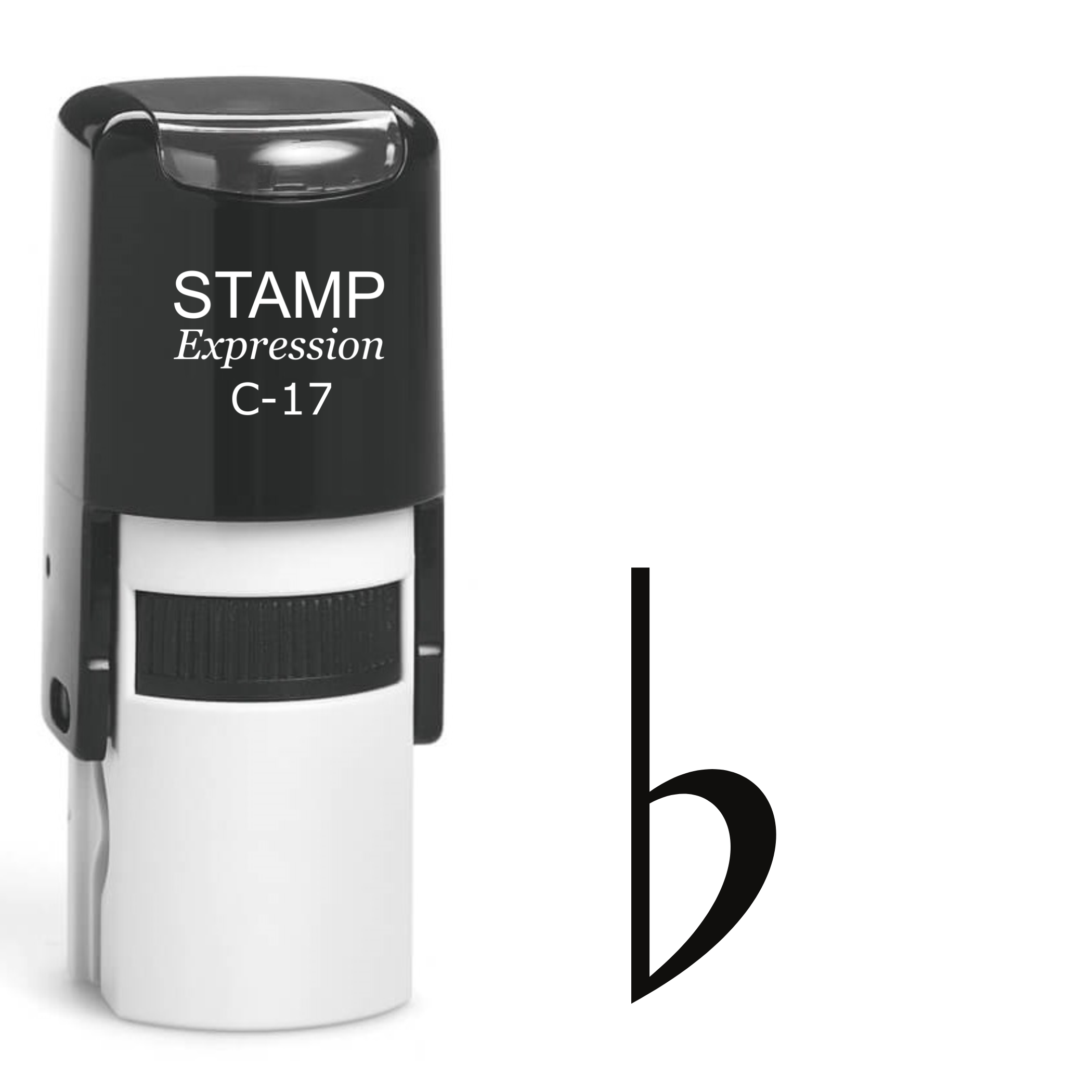 Flat Music Symbol Self Inking Rubber Stamp (SH-62295)