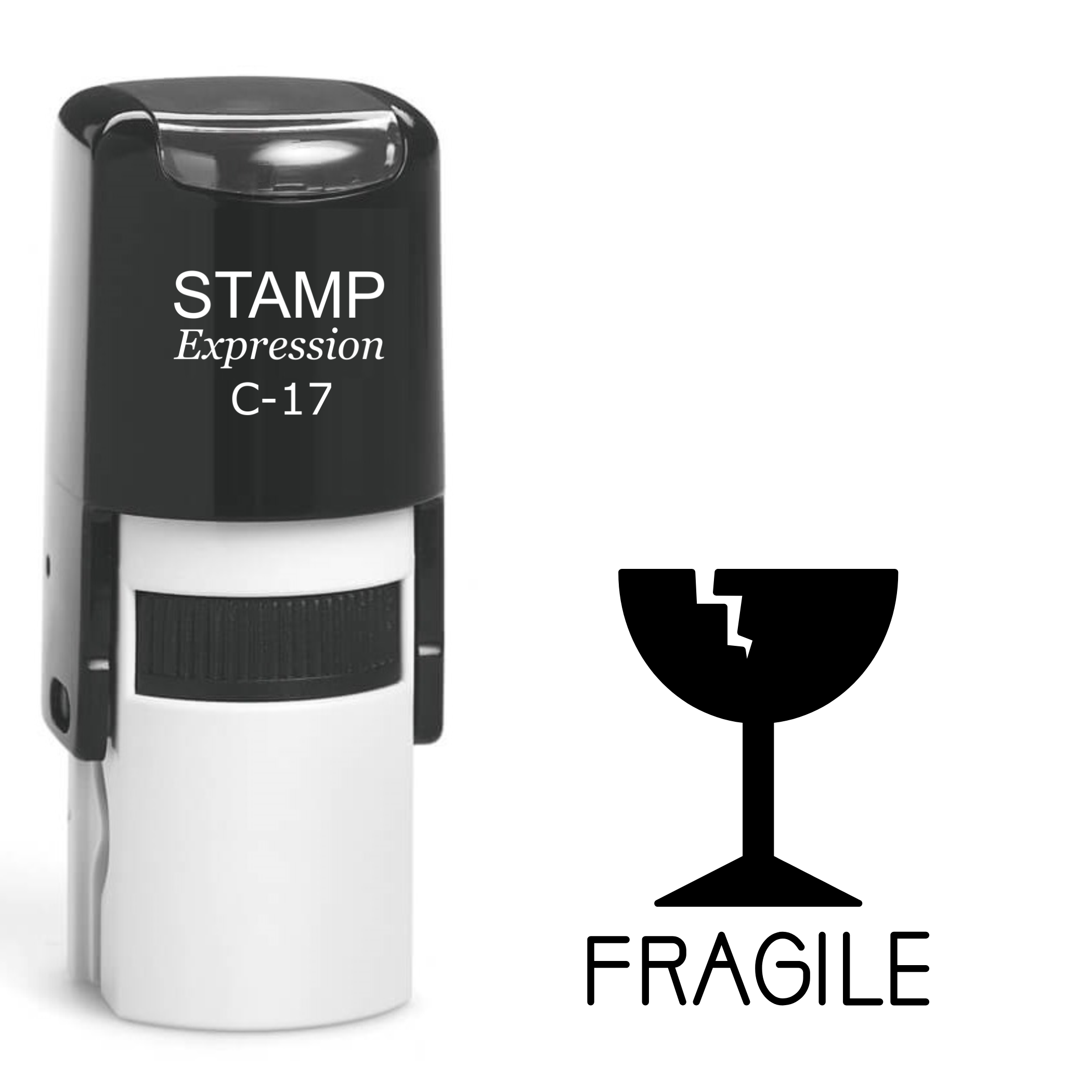 Fragile Self Inking Rubber Stamp (SH-62326)