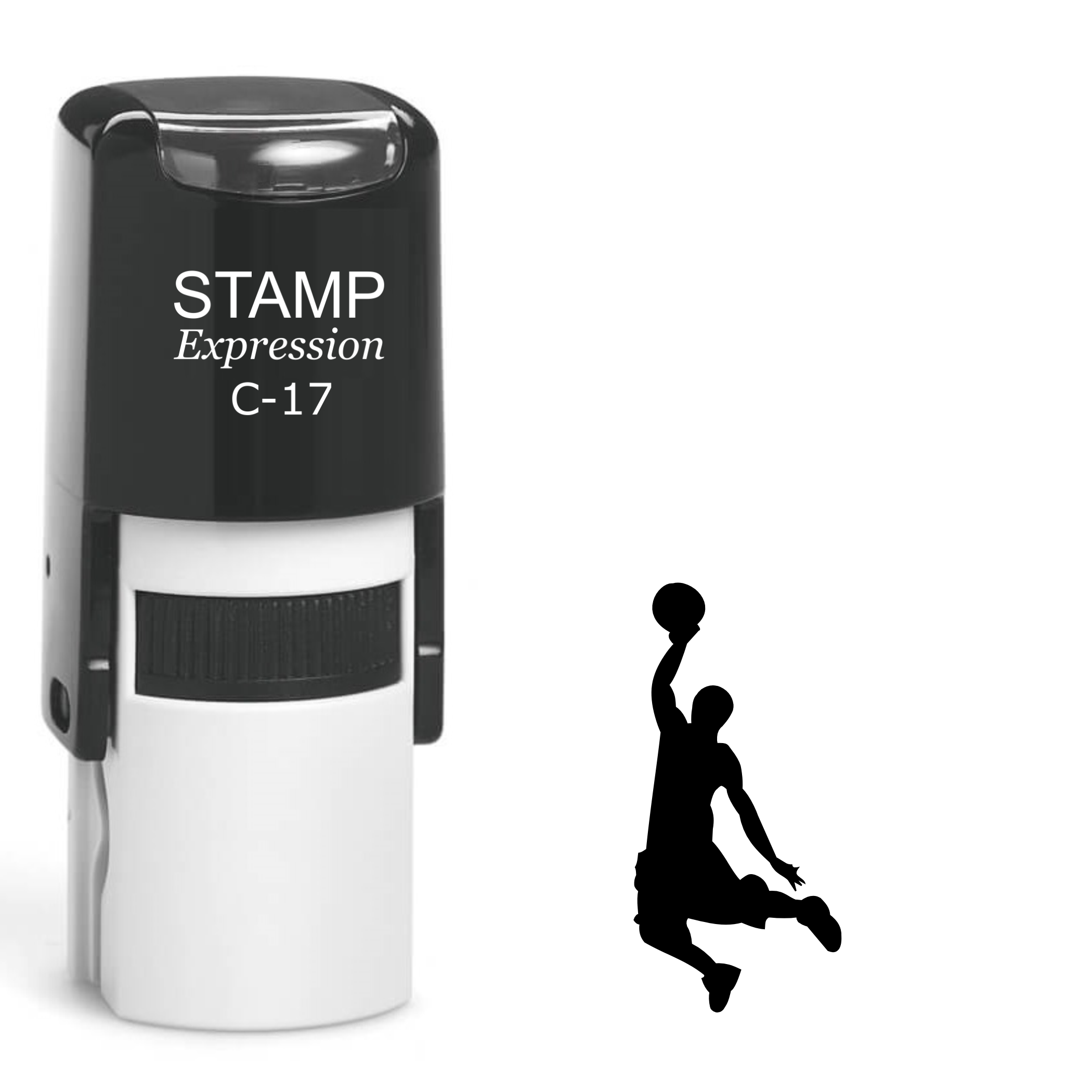 Basketball Player Self Inking Rubber Stamp (SH-62415)