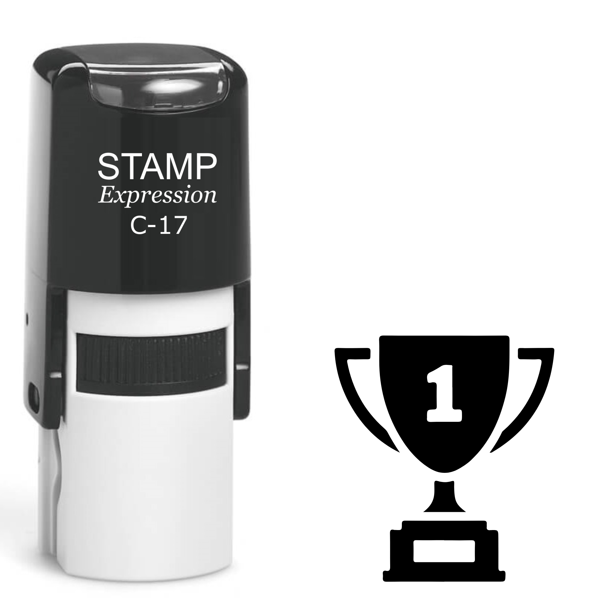 Trophy Cup Self Inking Rubber Stamp (SH-62419)