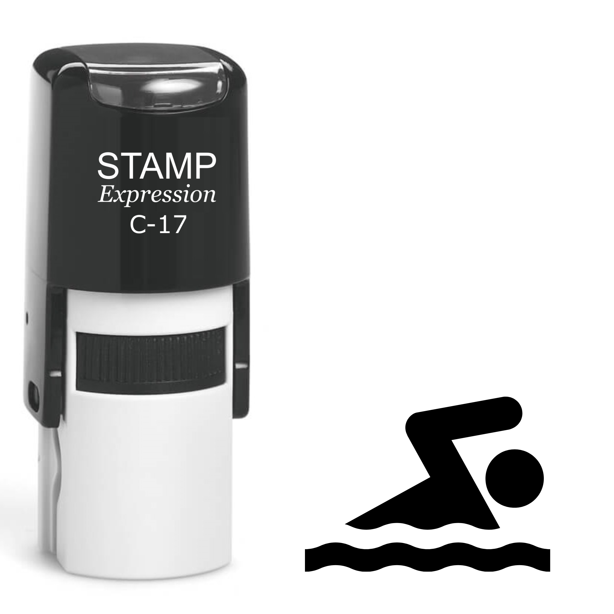 Swimmer Self Inking Rubber Stamp (SH-62428)