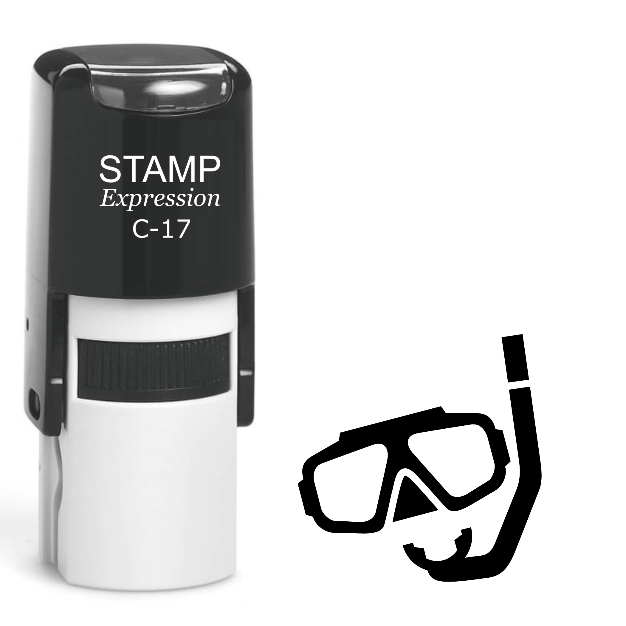 Snorkeling Self Inking Rubber Stamp (SH-62429)