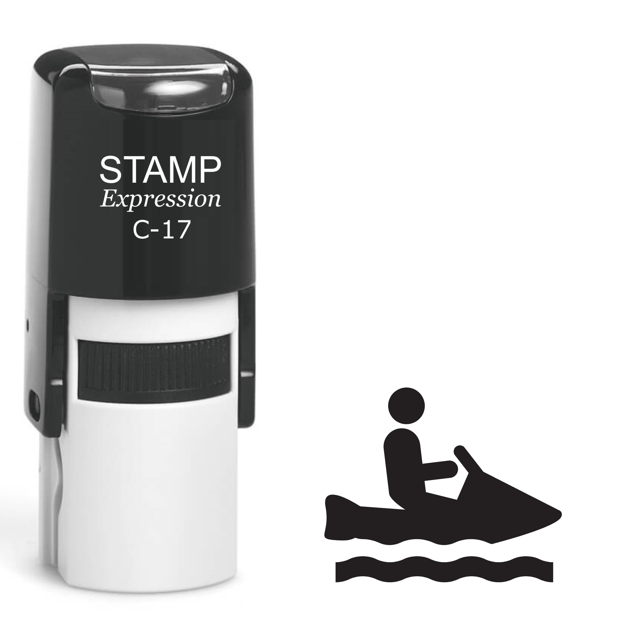 Jet Ski Self Inking Rubber Stamp (SH-62430)