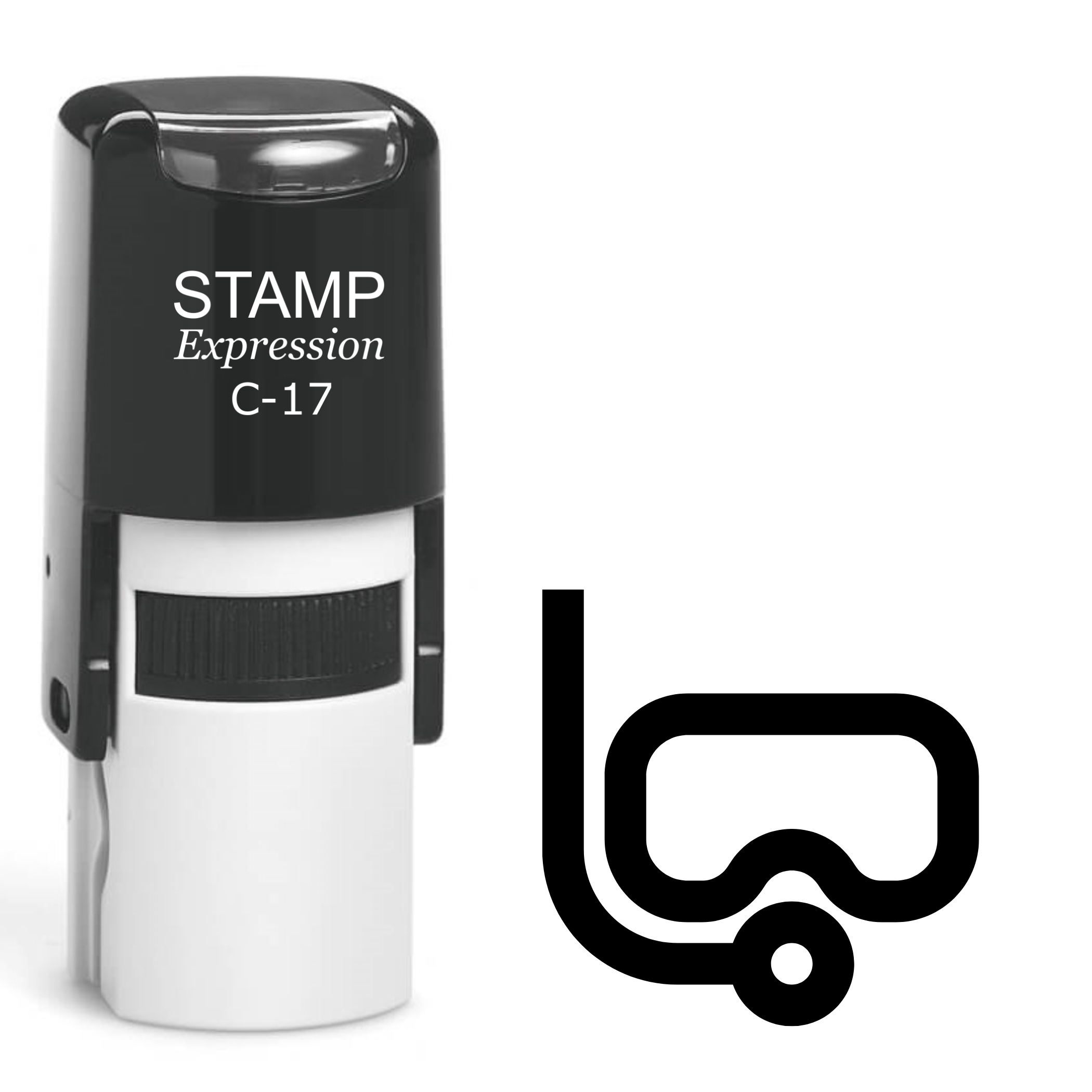 Snorkeling Self Inking Rubber Stamp (SH-62431)