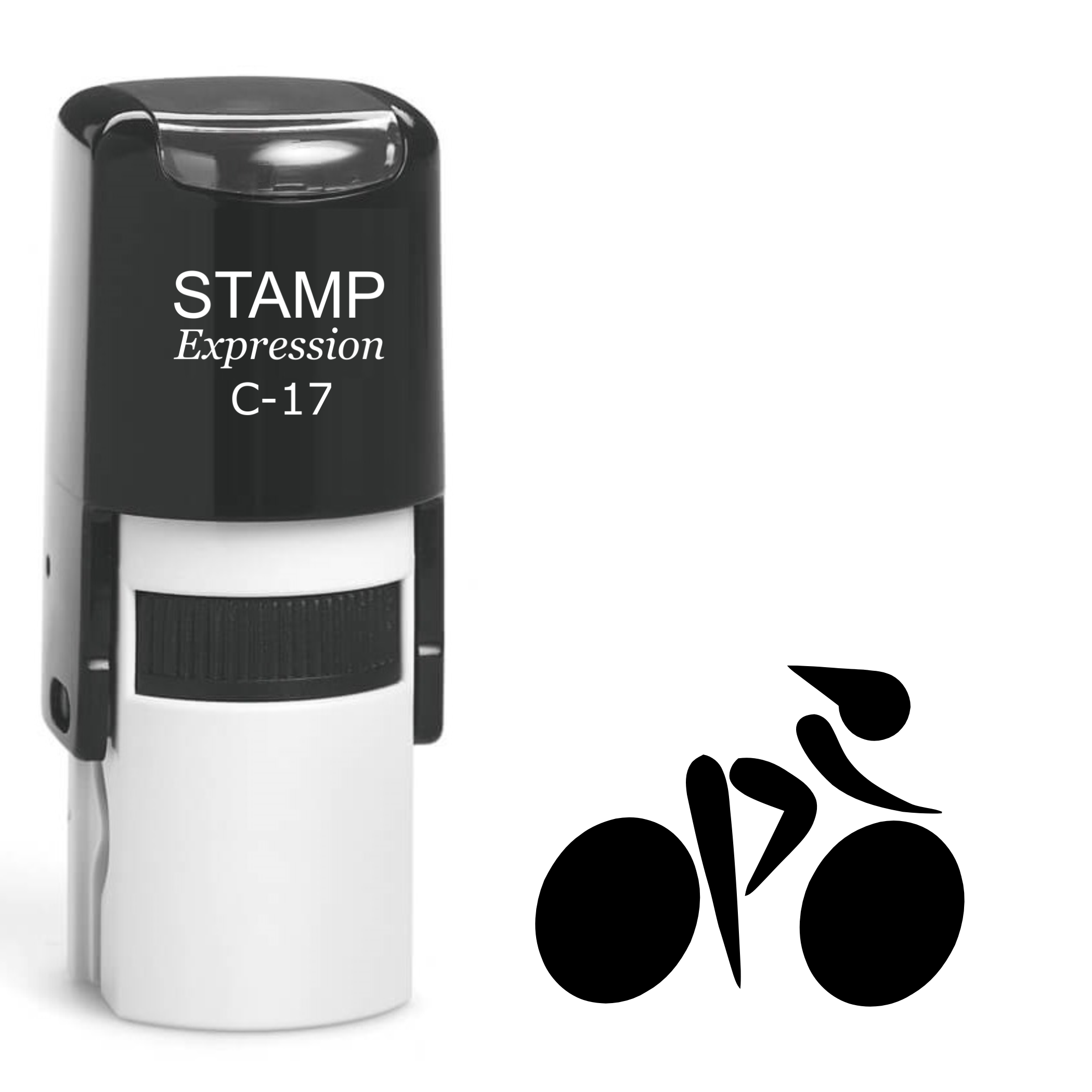 Cycling Self Inking Rubber Stamp (SH-62441)
