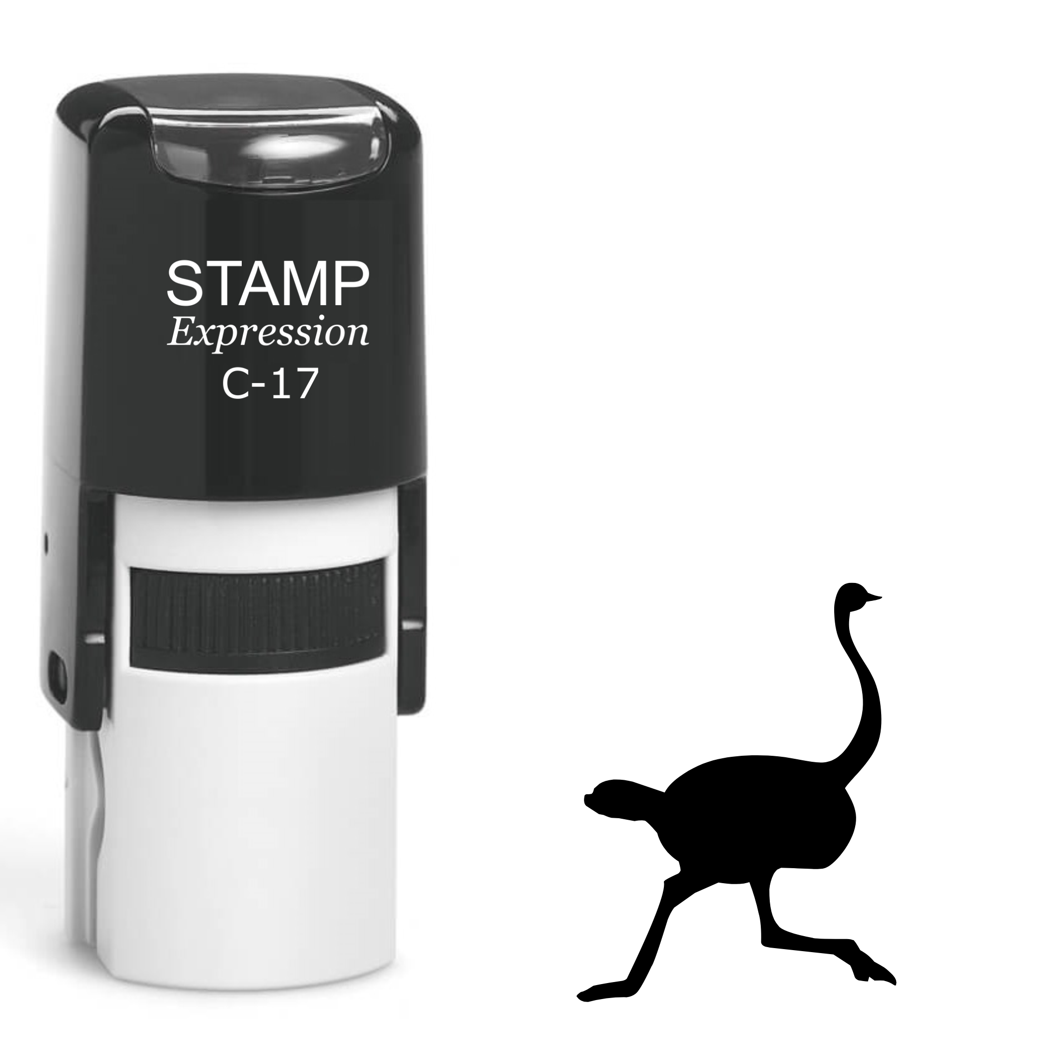 Ostrich Self Inking Rubber Stamp (SH-62488)