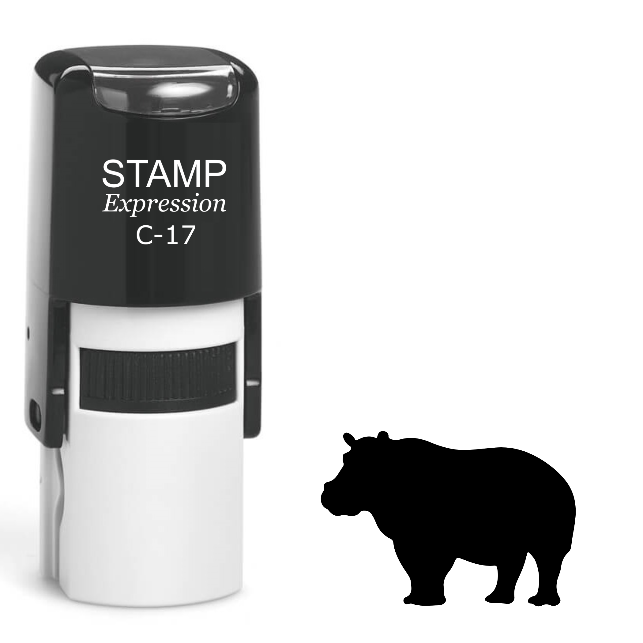 Hippopotamus Self Inking Rubber Stamp (SH-62497)