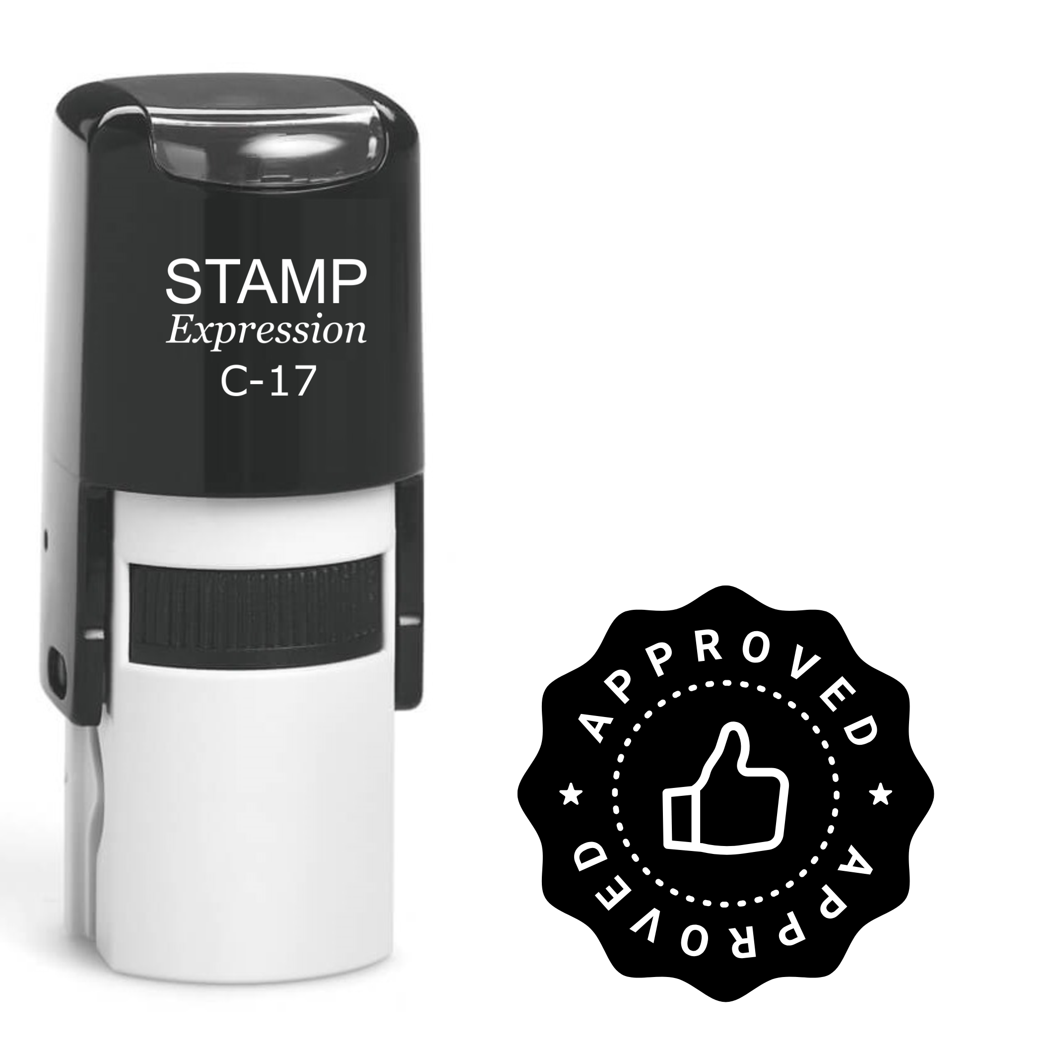 Approved Thumbs Up Self Inking Rubber Stamp (SH-62590)