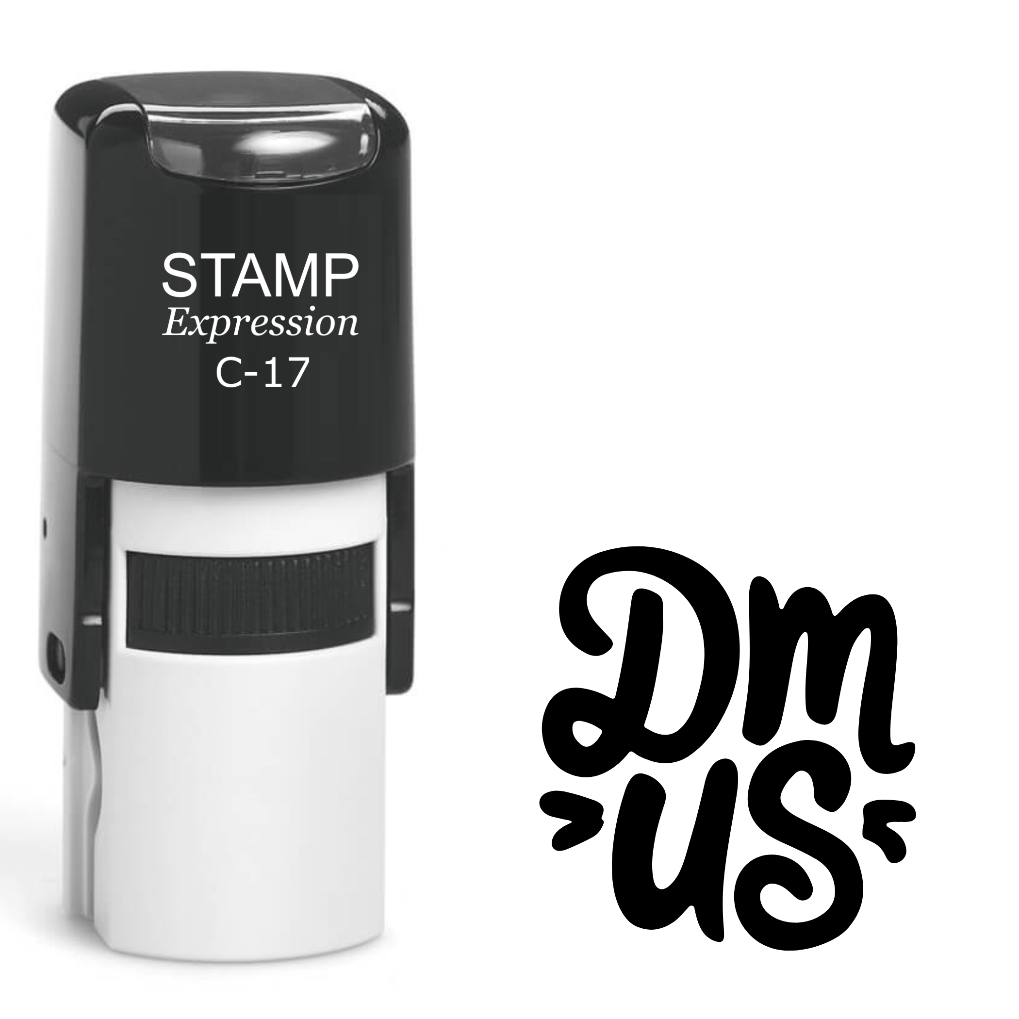 DM Us Self Inking Rubber Stamp (SH-62611)