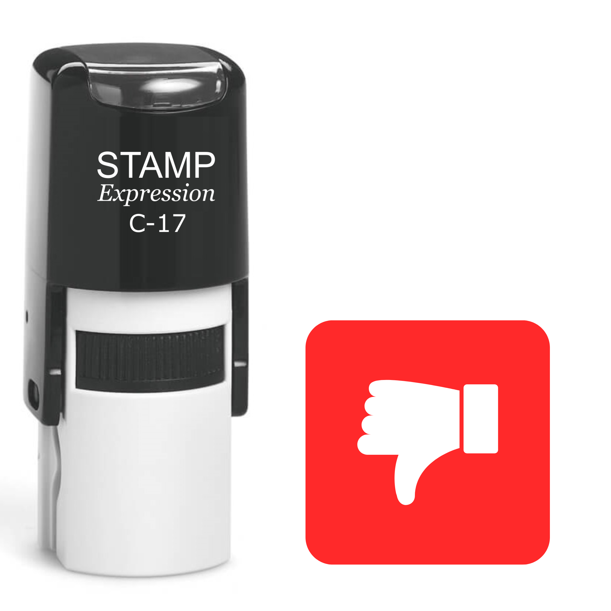 Thumbs Down Self Inking Rubber Stamp (SH-62693)