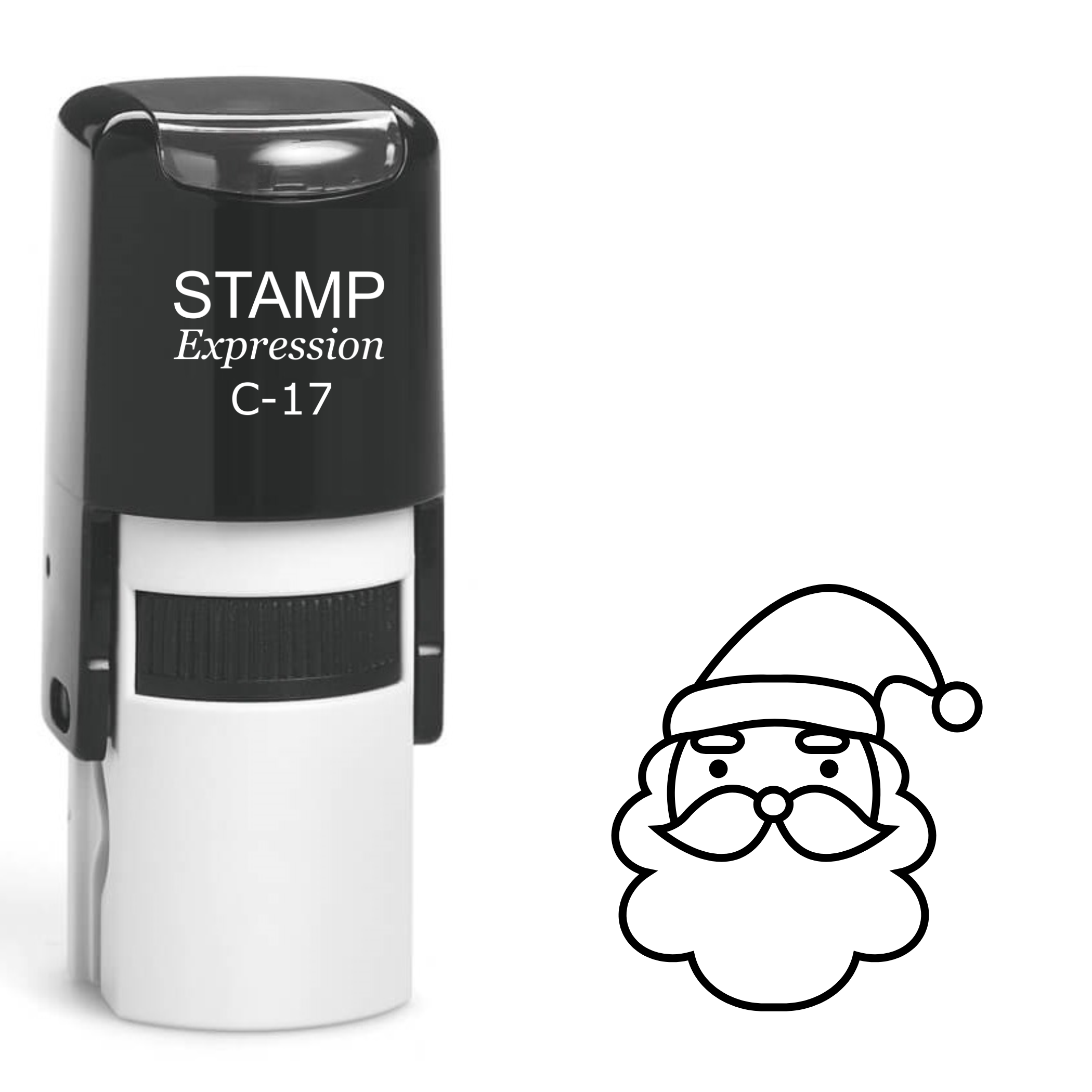 Christmas Santa head Self Inking Rubber Stamp (SH-62756)