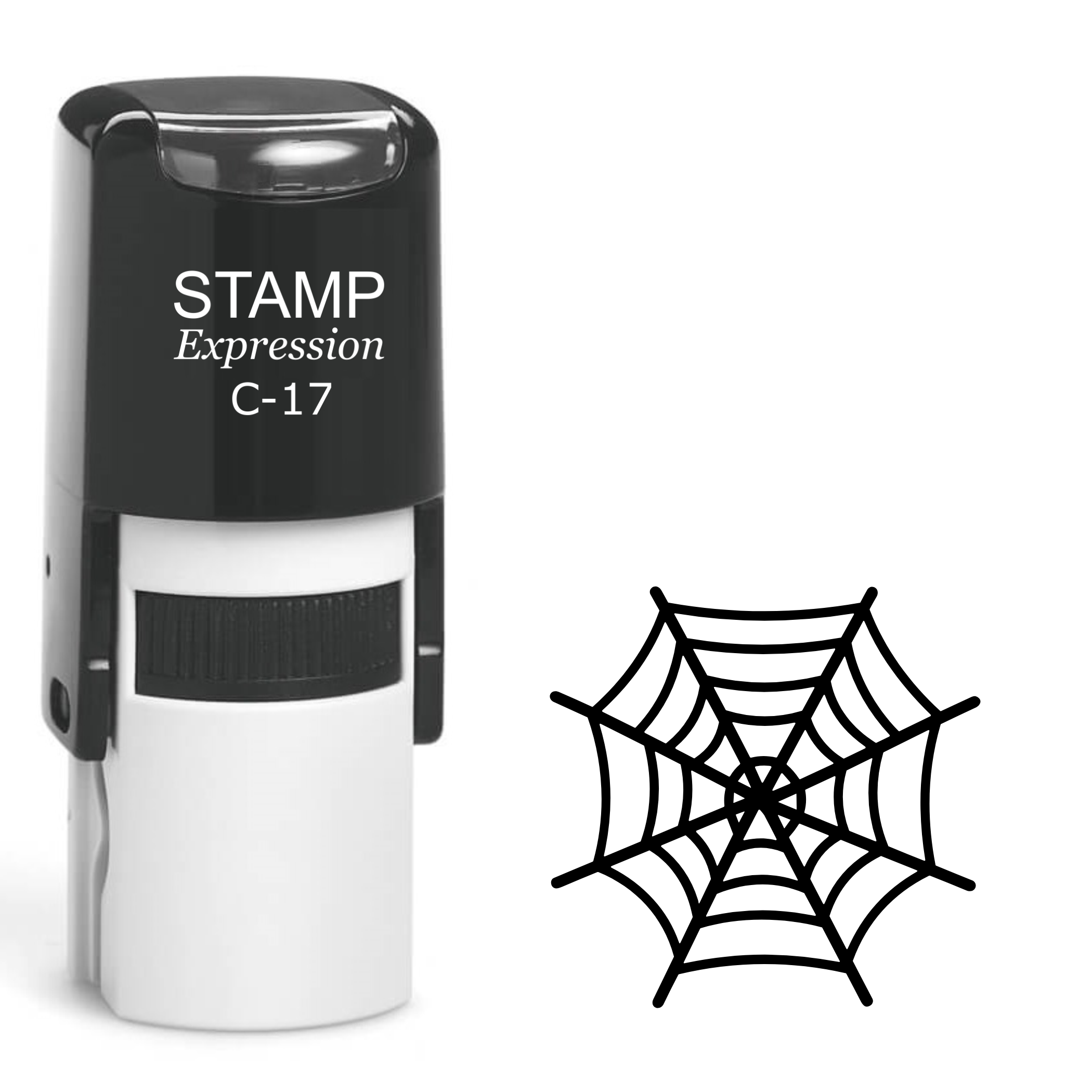 Halloween full spiderweb Self Inking Rubber Stamp (SH-62757)