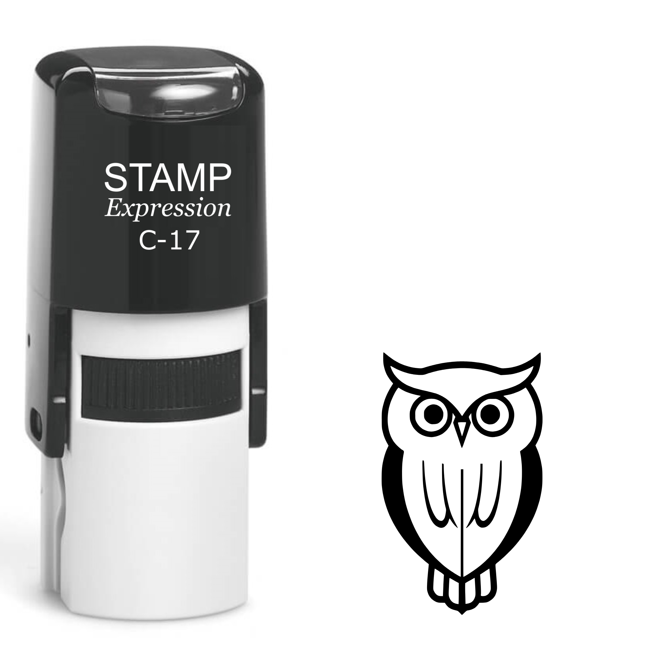 Mystical owl bird Self Inking Rubber Stamp (SH-62790)