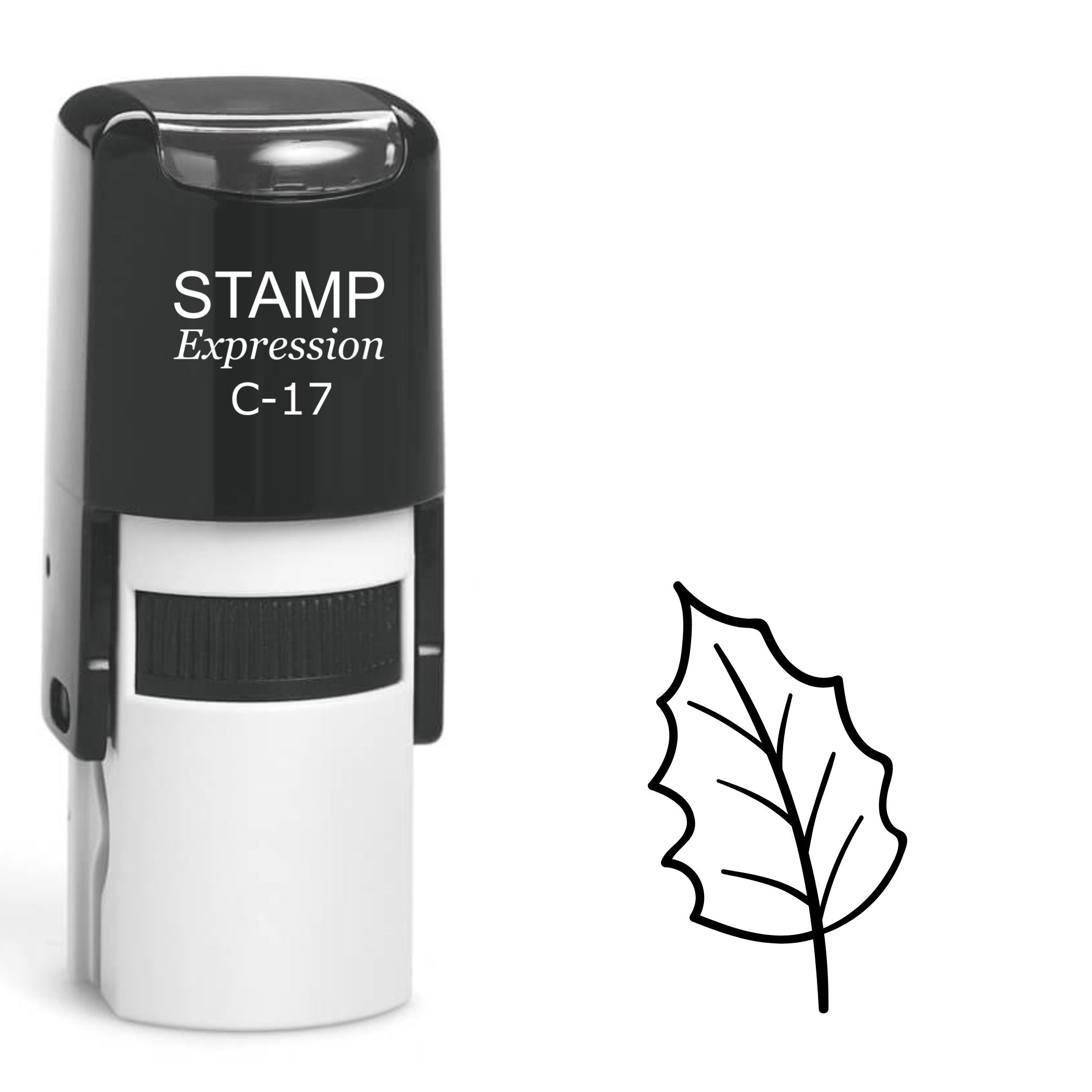 Leaf outline Self Inking Rubber Stamp (SH-62848)