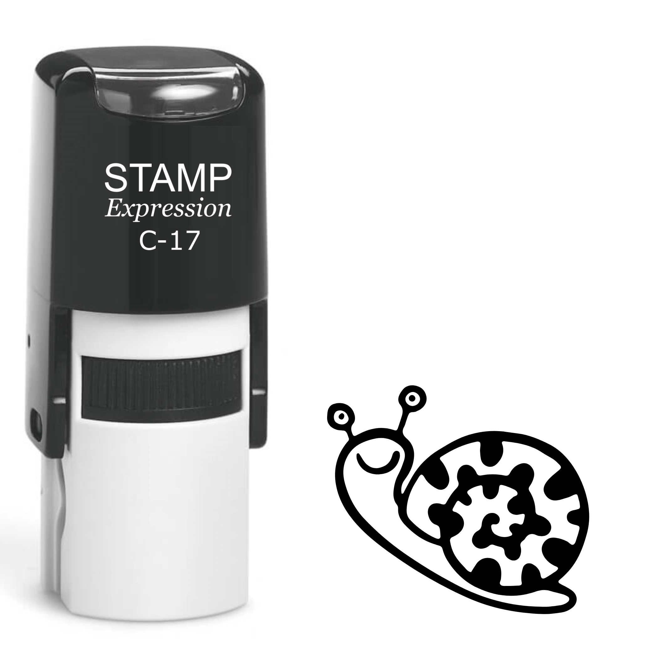 Funny baby snail Self Inking Rubber Stamp (SH-62863)
