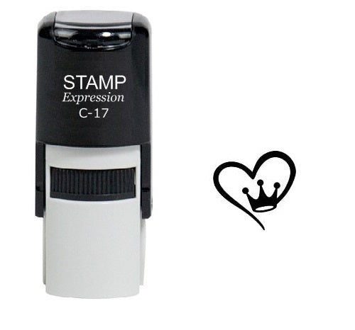 Royalty Crown Love Self Inking Rubber Stamp (SH-6294)