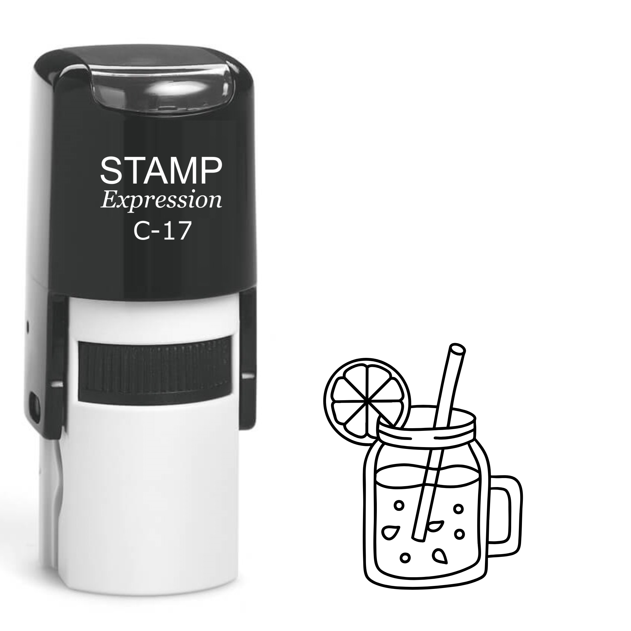 Long island iced tea drink Self Inking Rubber Stamp (SH-62941)