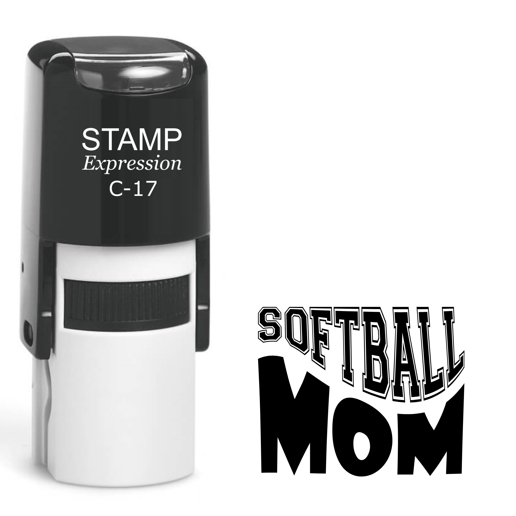 Softball Mom Self Inking Rubber Stamp (SH-62960)