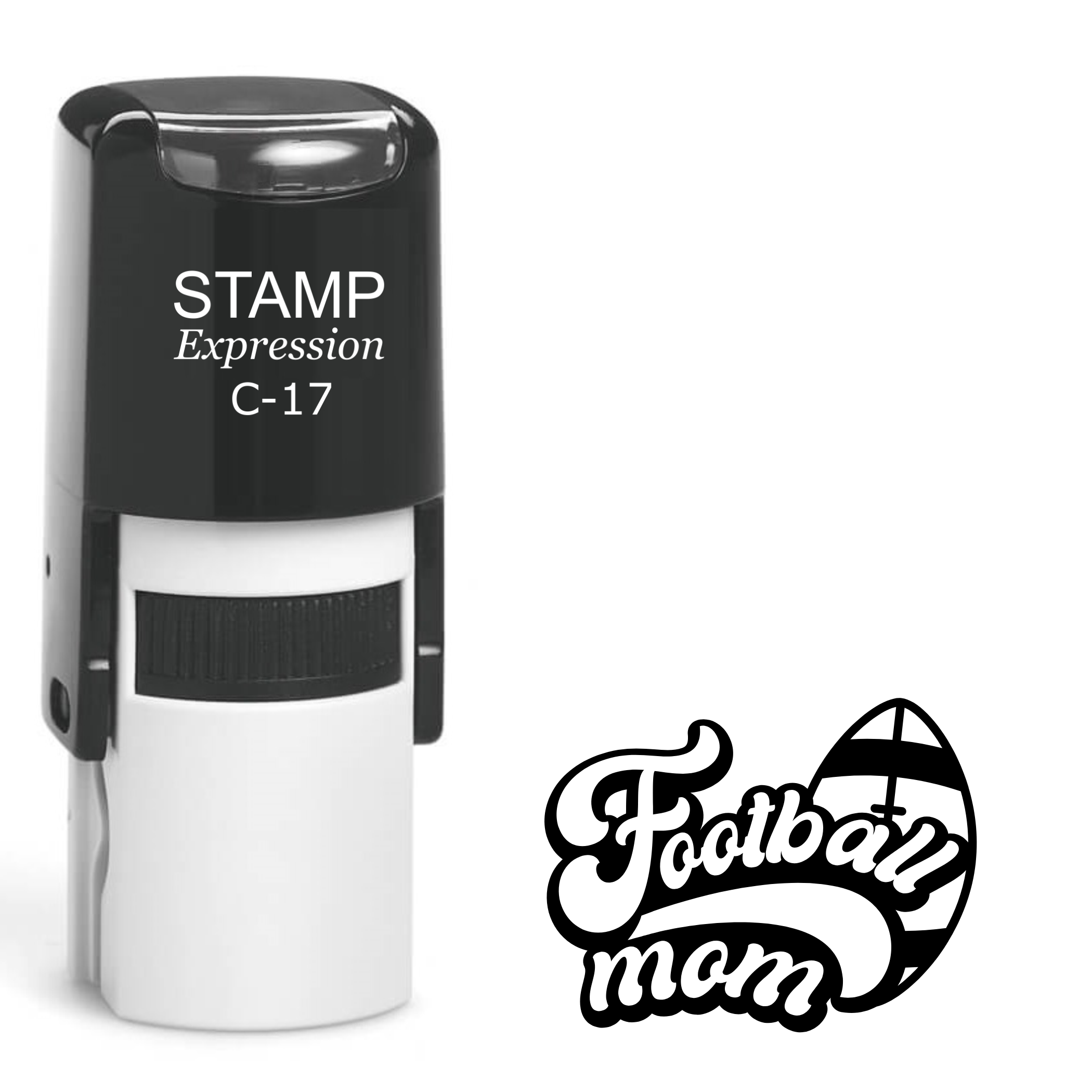 Football mom Self Inking Rubber Stamp (SH-62965)