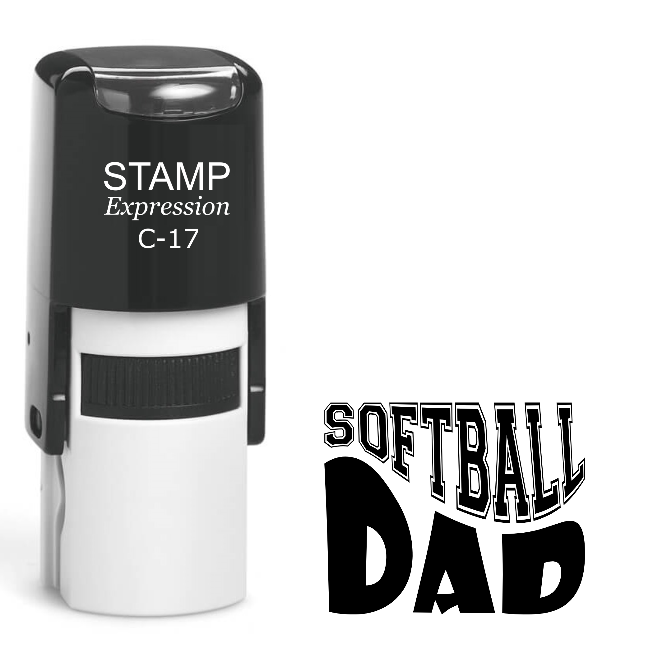 Softball dad Self Inking Rubber Stamp (SH-62966)