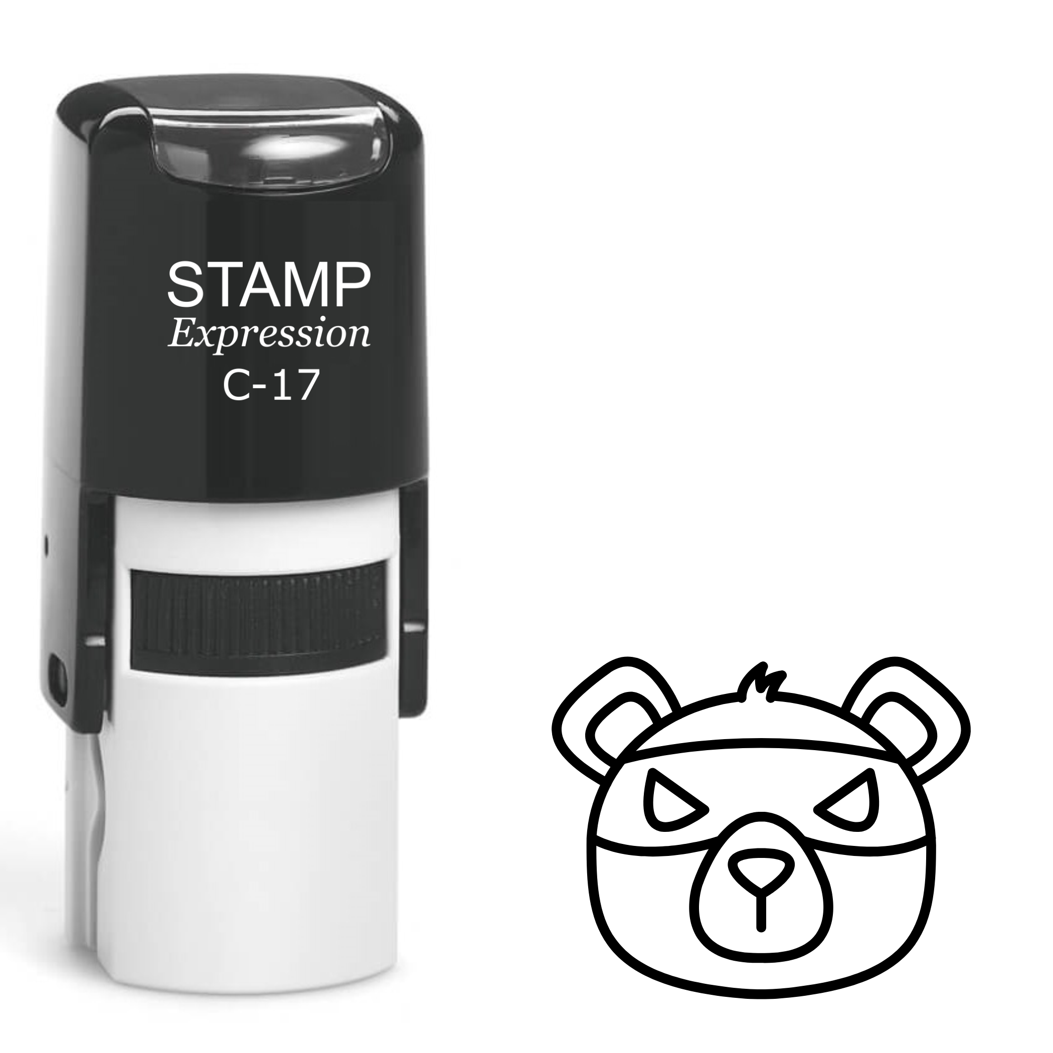 Ninja bear Self Inking Rubber Stamp (SH-63035)