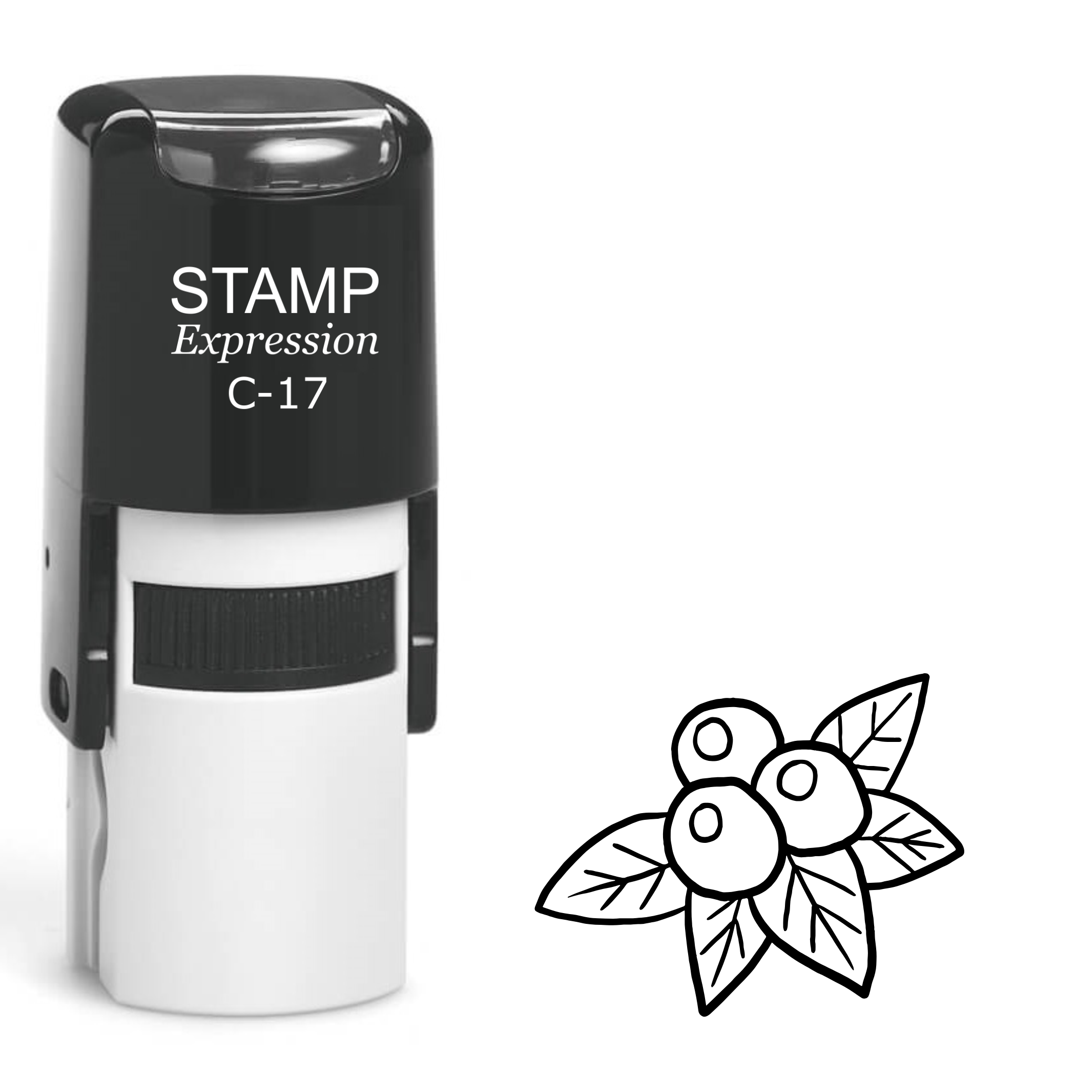 Blueberries Self Inking Rubber Stamp (SH-63106)