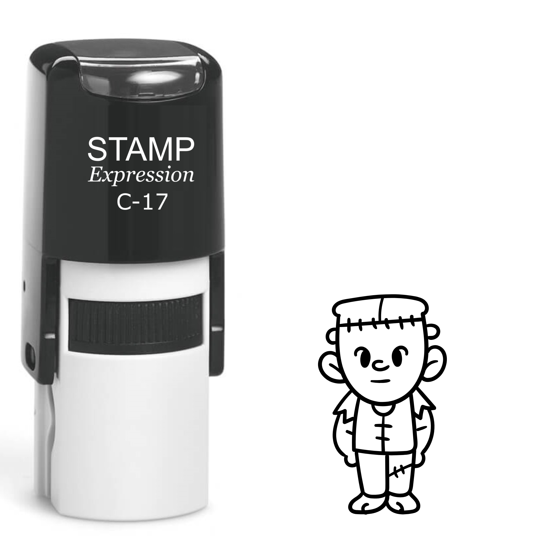 Baby monster Halloween Self Inking Rubber Stamp (SH-63130)