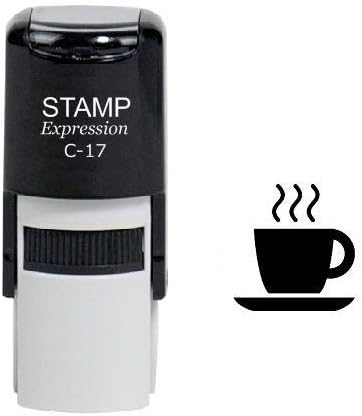 Coffee Cup Self Inking Rubber Stamp (SH-6316)