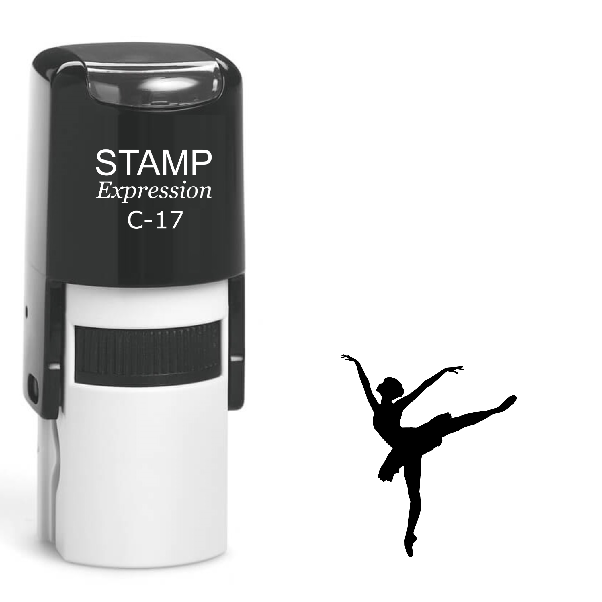 Ballerina Self Inking Rubber Stamp (SH-63196)