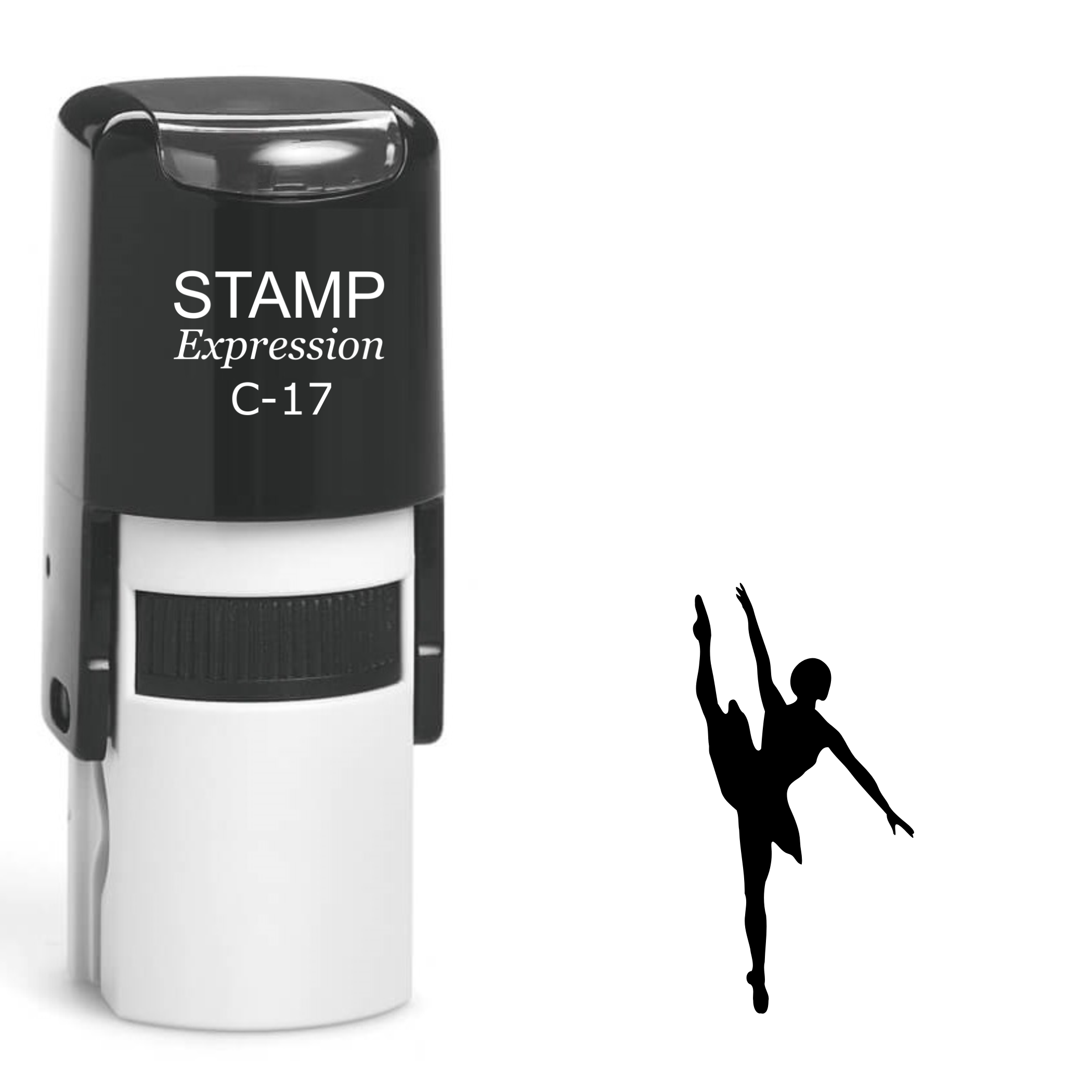Ballerina Self Inking Rubber Stamp (SH-63197)