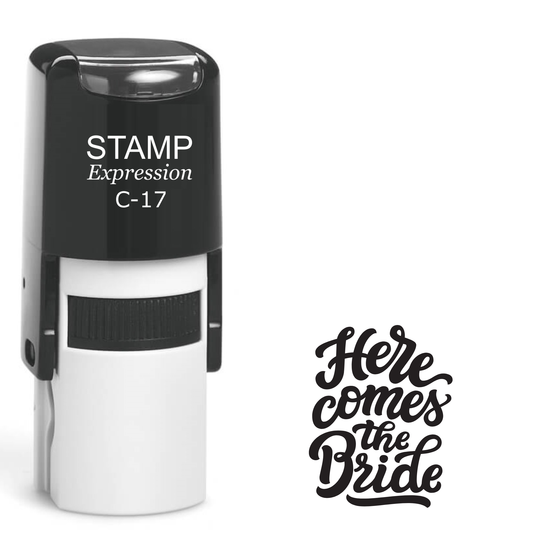 Here comes the bride Self Inking Rubber Stamp (SH-63210)