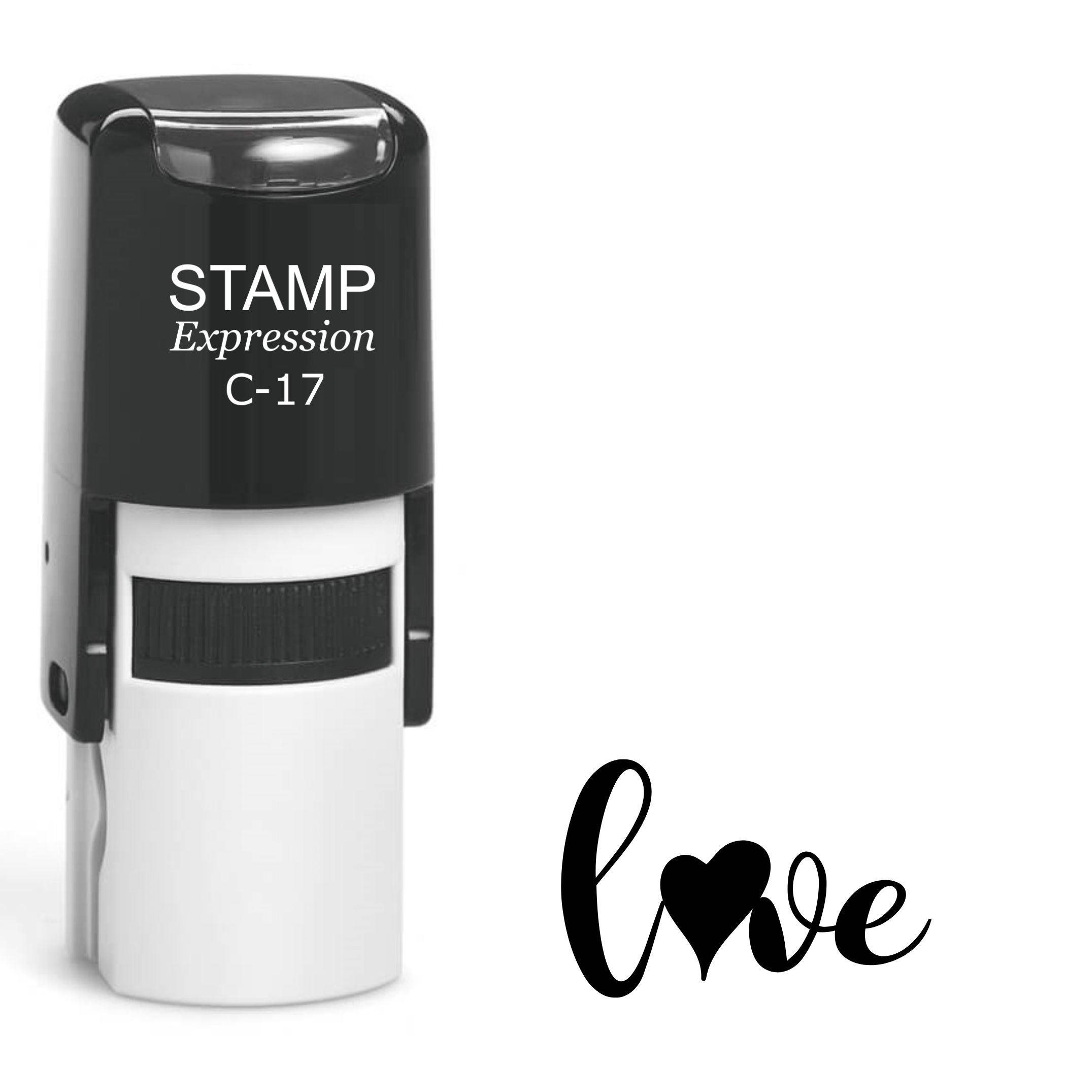 Love with heart Self Inking Rubber Stamp (SH-63219)