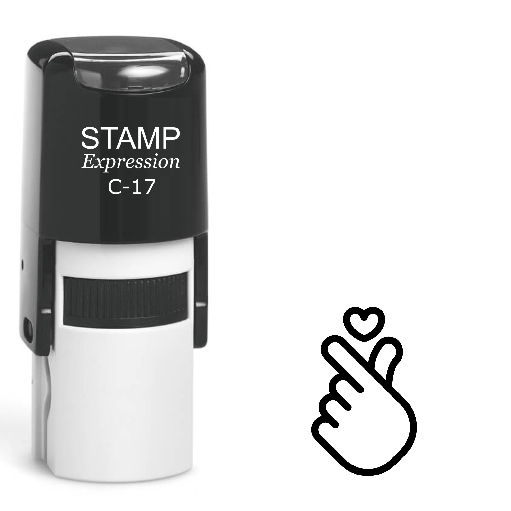 Gen Alpha heart sign emoji Self Inking Rubber Stamp (SH-63225)