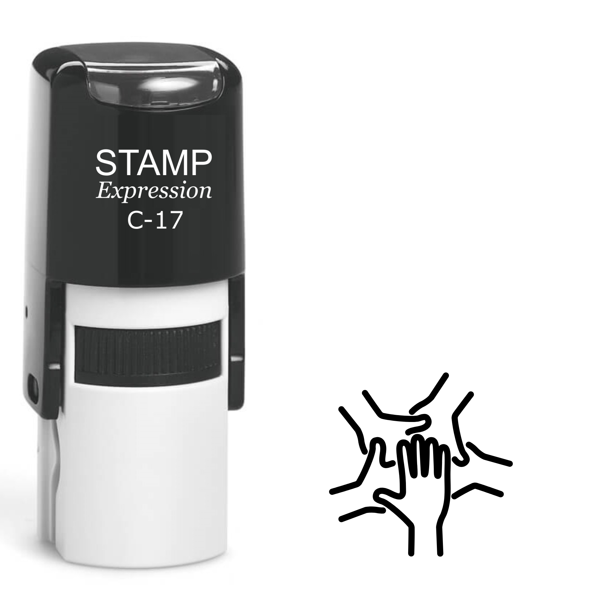 Friendship hands Self Inking Rubber Stamp (SH-63231)